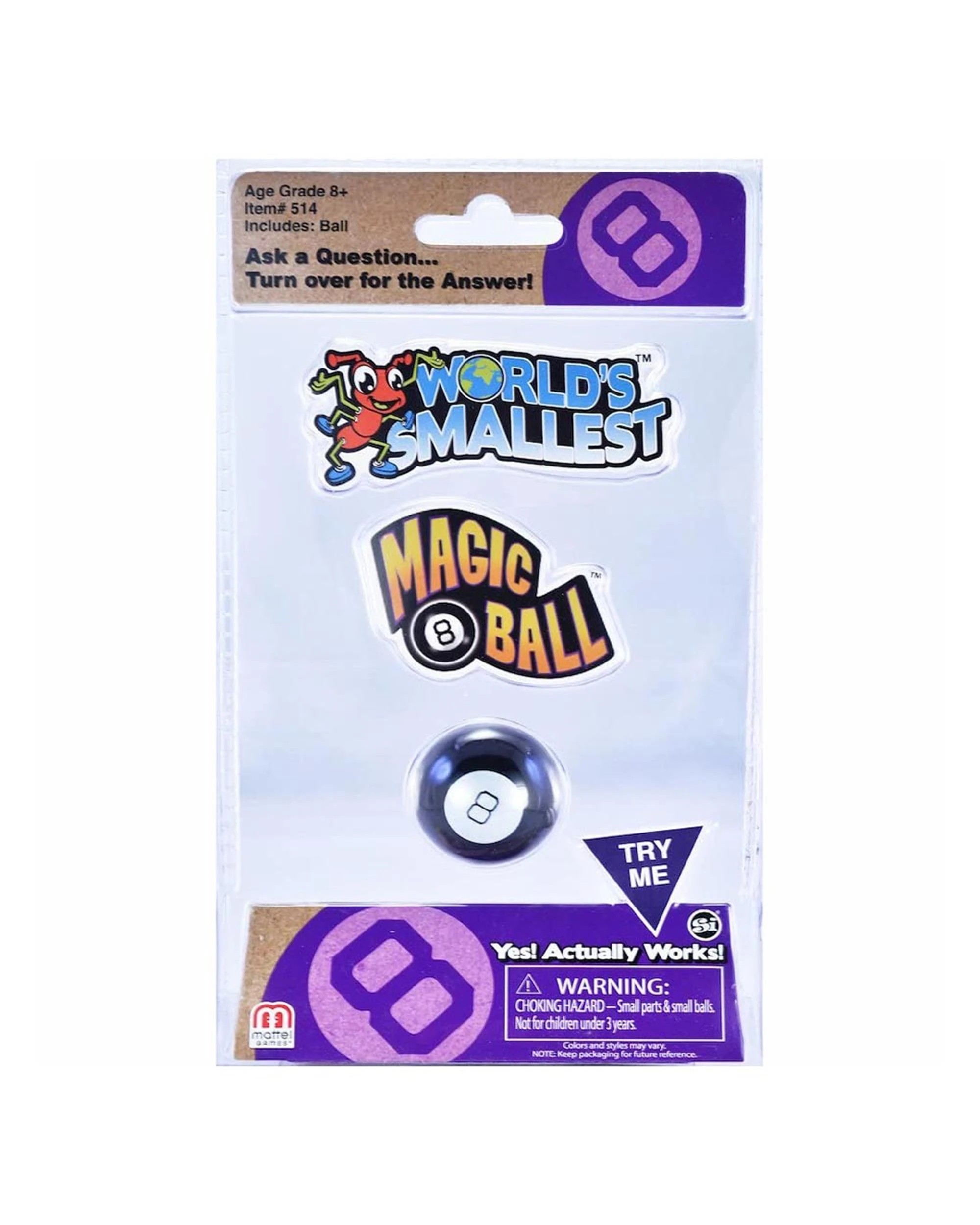 1 World's Smallest Magic 8 Ball, 1 of 1