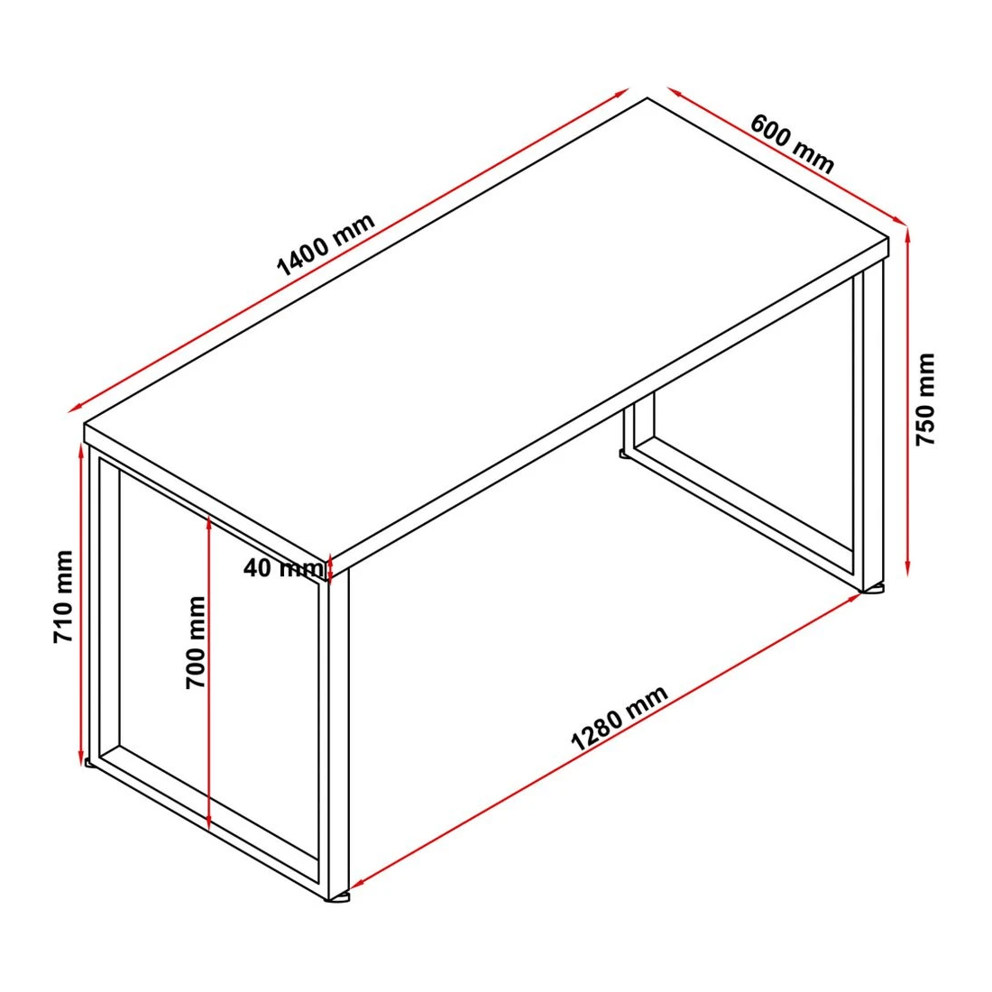 10 Contour Home Office Setup White, 10 of 10