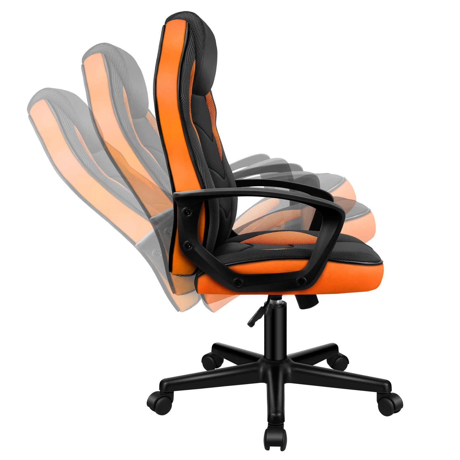 5 Alfordson Gaming Chair Racing Office Executive Computer Seat Work - Orange, 5 of 9