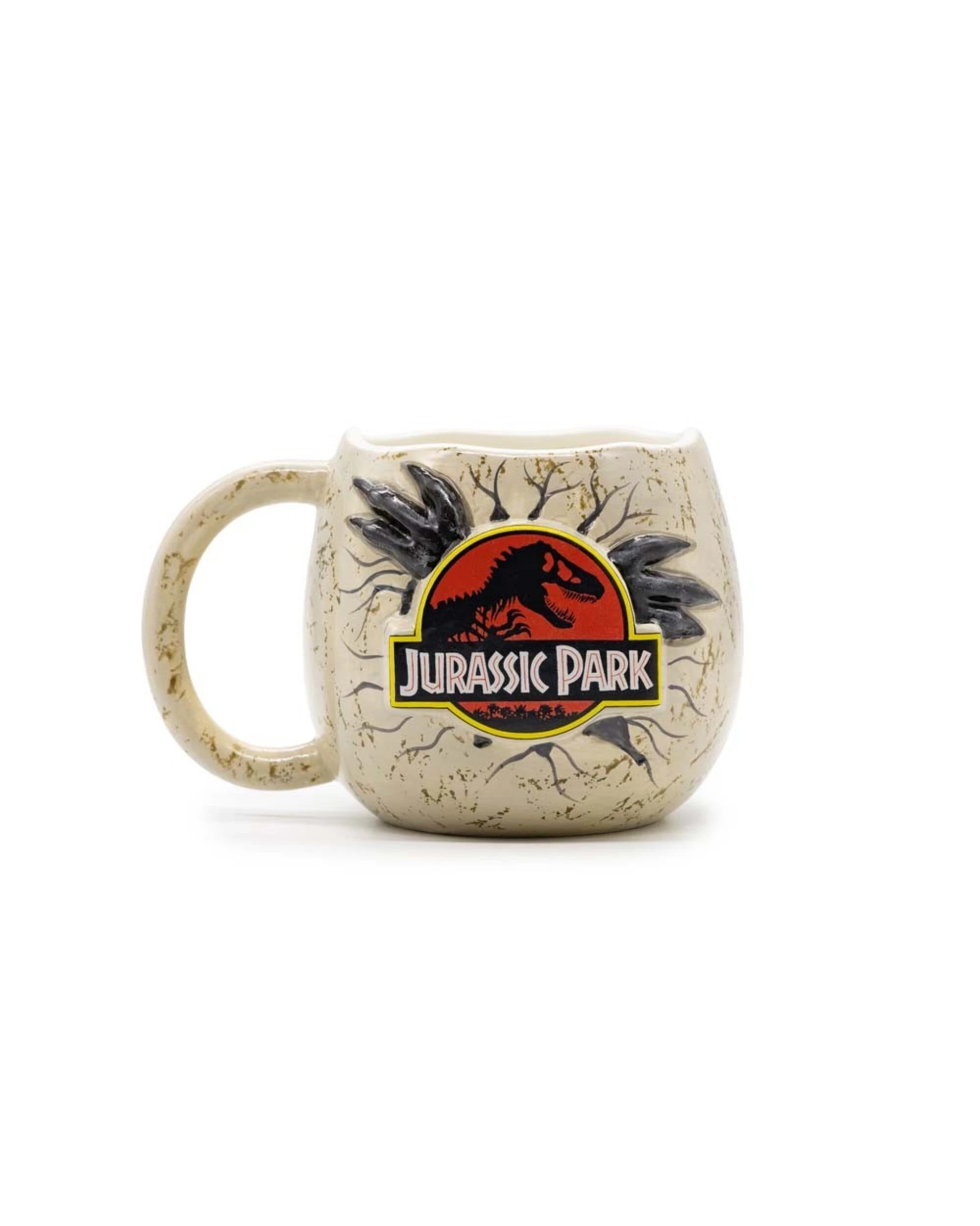1 Jurassic Park - Clawed Egg Moulded Mug - Cream, 1 of 3