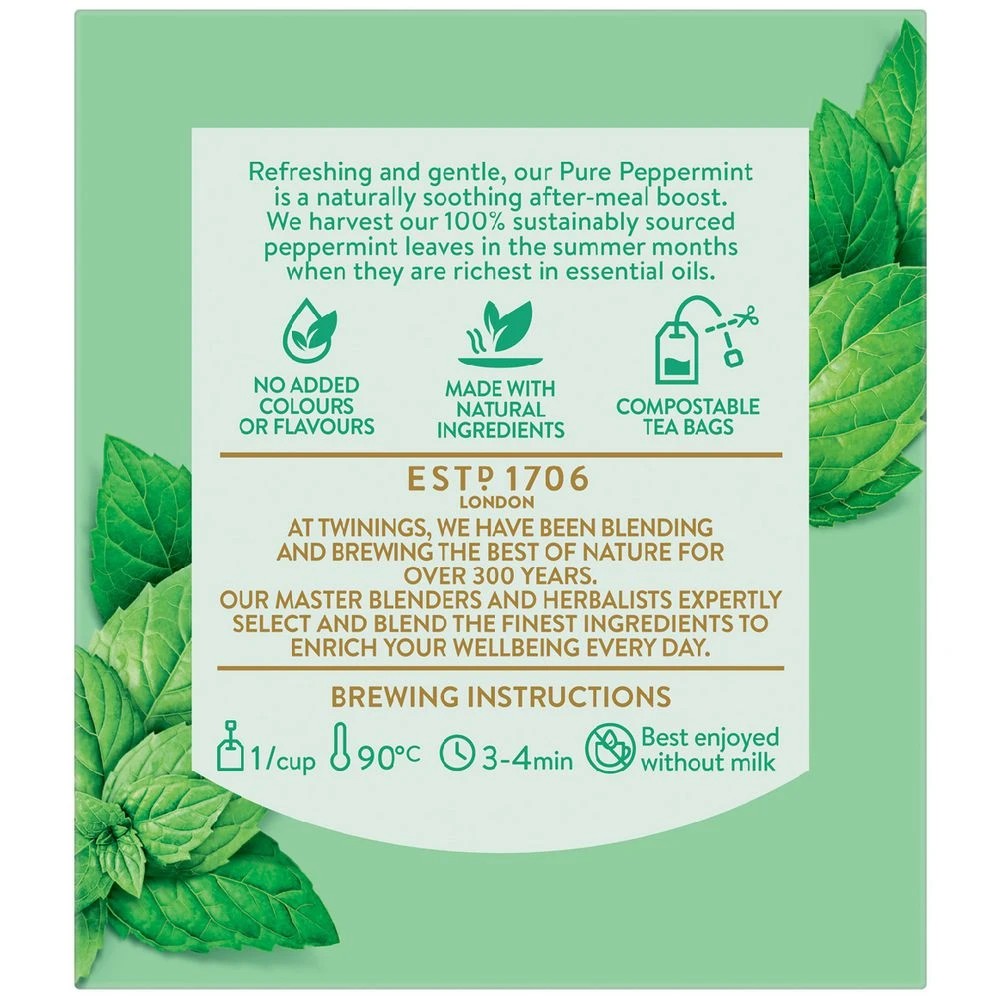 3 Twinings Peppermint Tea Bags 10 Pack, 3 of 4
