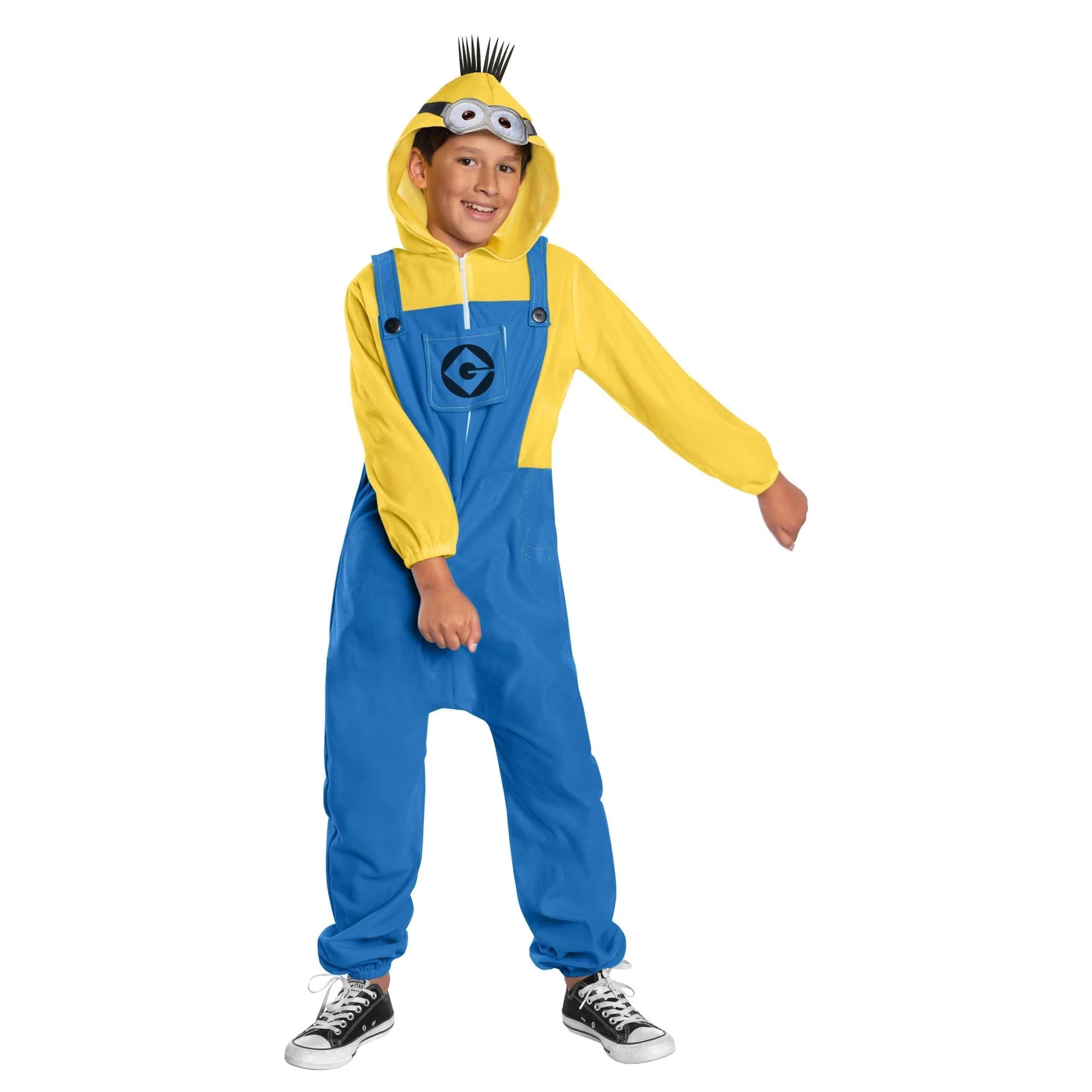 2 Minion Despicable Me 4 Kids Jumpsuit - Yellow, 2 of 4