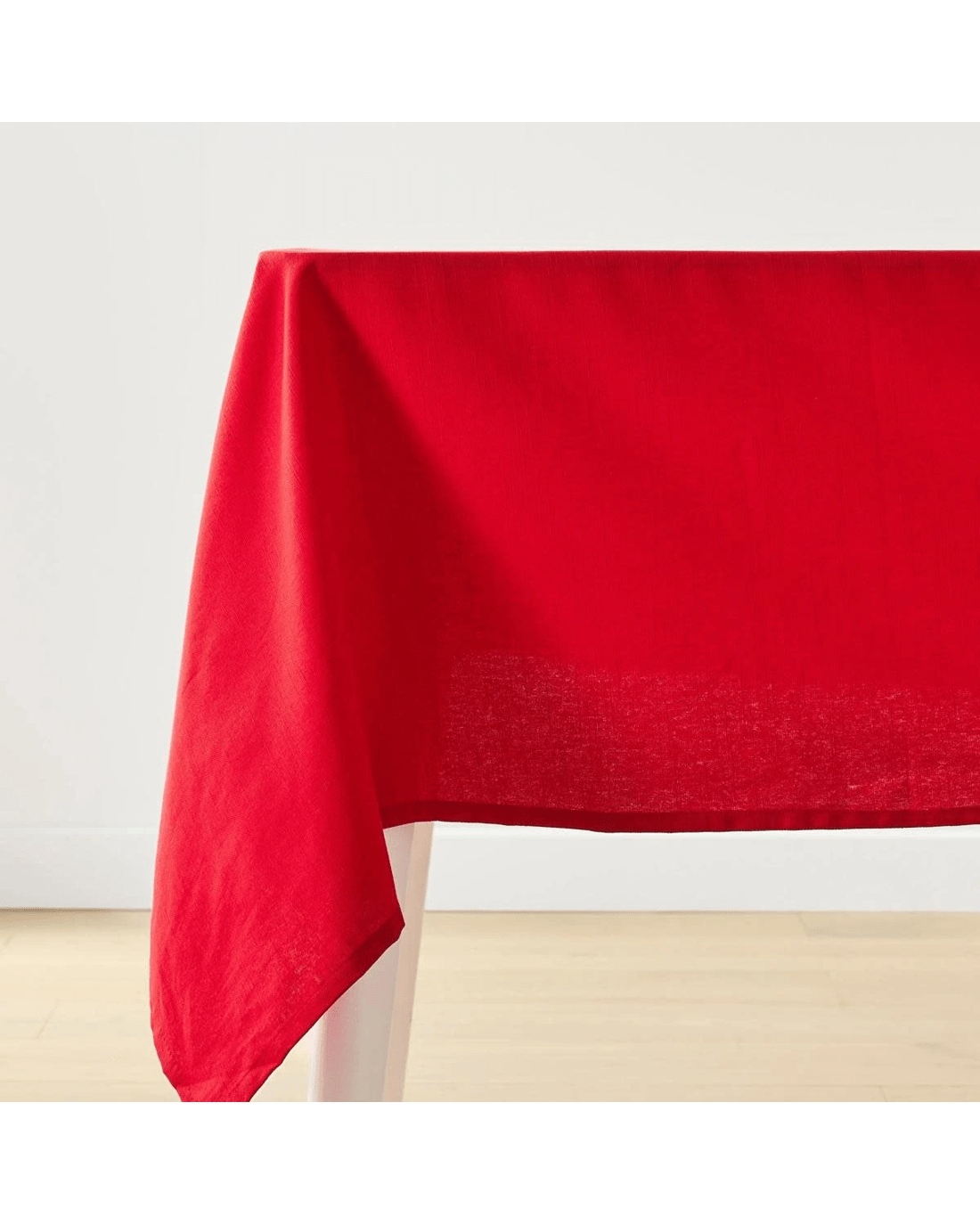 3 Red Extra Large Cotton Tablecloth, 3 of 5