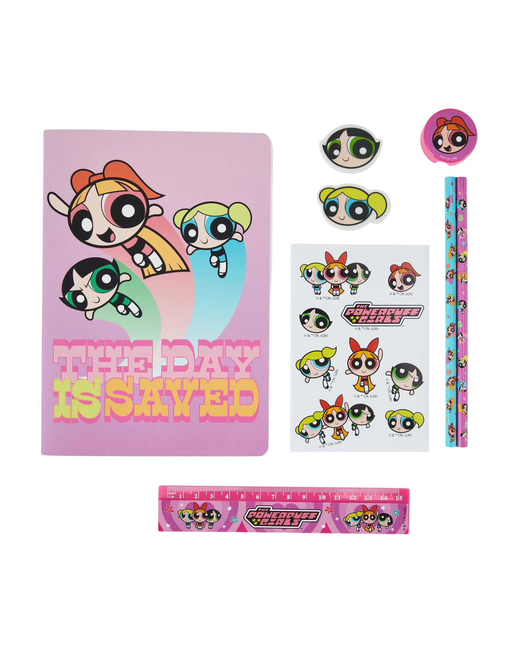 3 The Powerpuff Girls Stationery Set, 3 of 7