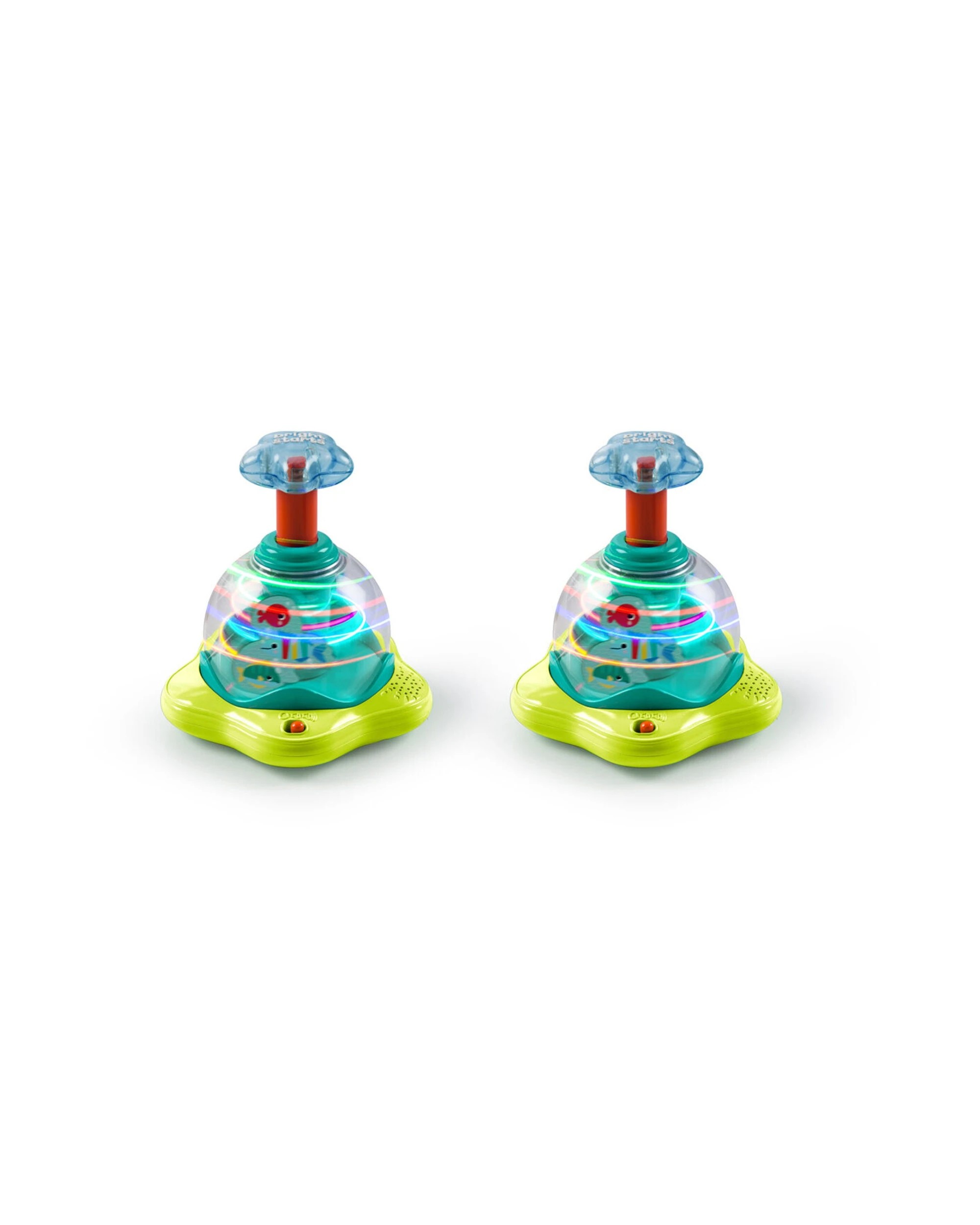 1 Bright Starts Press And Glow Spinner 2 Pack Lights And Sounds Toy 6 Months - Multi, 1 of 9