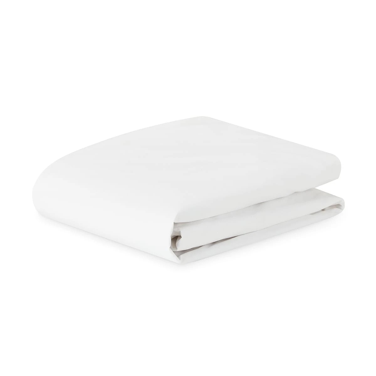 2 225 Thread Count Cotton Rich Fitted Sheet - Single Bed, White, 2 of 3