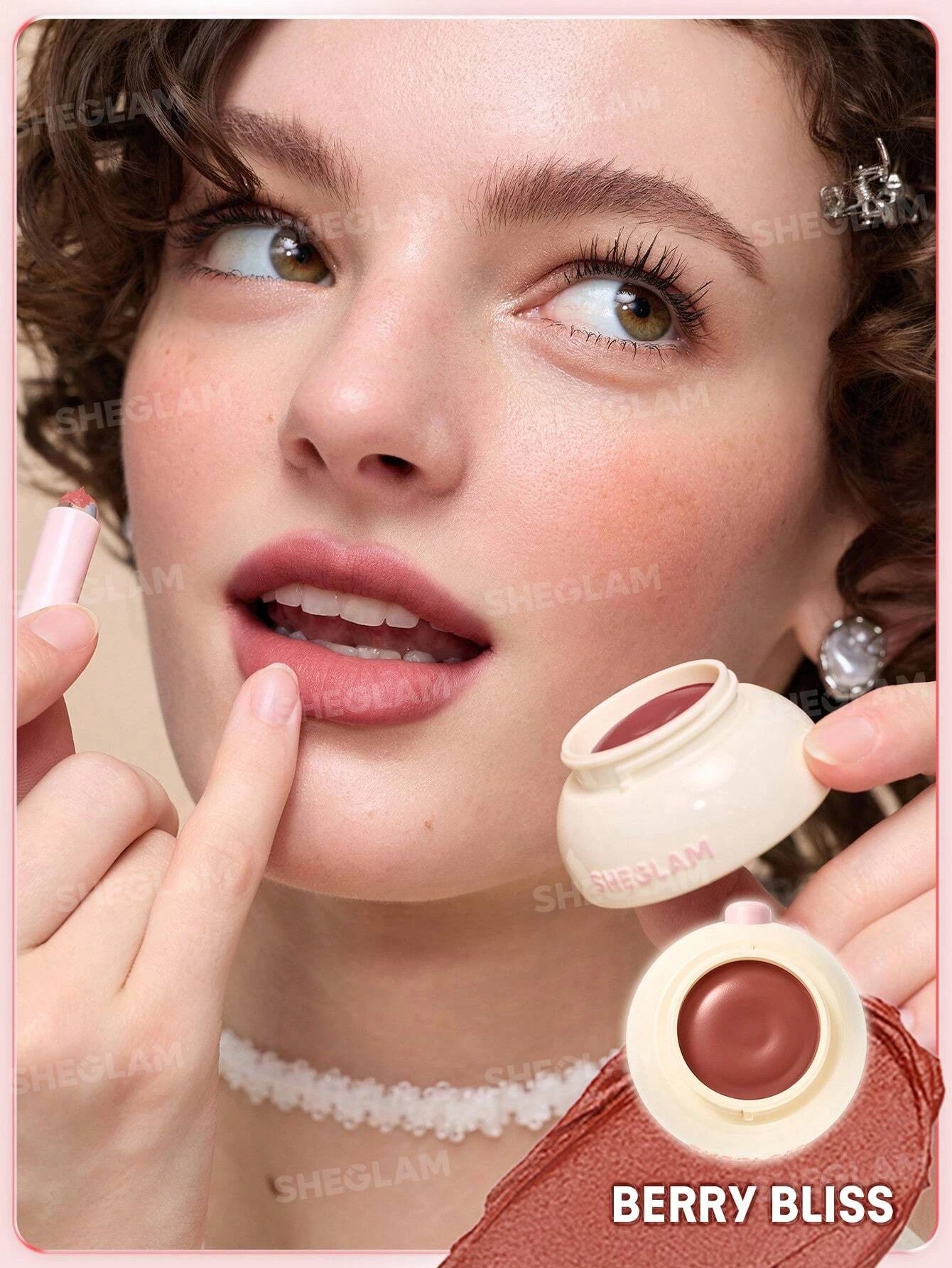 3 SHEGLAM Bounce Putty Pocket Lip Pot - Berry Bliss, 3 of 7