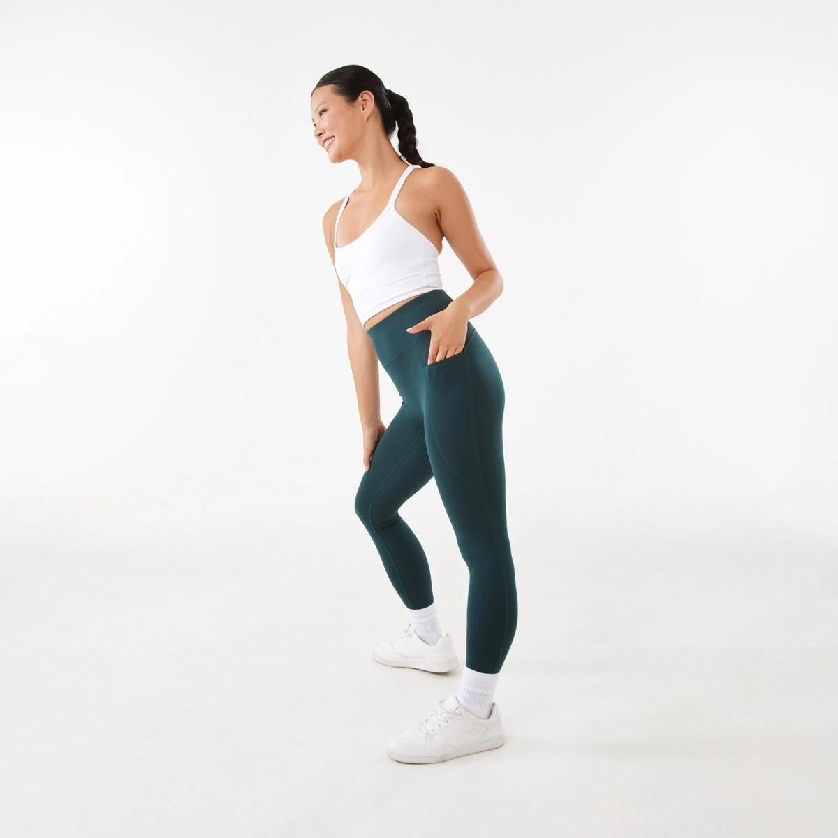 5 Active Womens Moulded Crop Top WHITE, 5 of 10