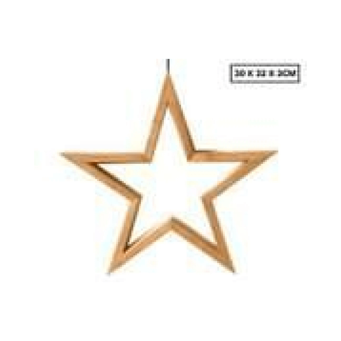 5 BR Home Bamboo Star Pendant Lamp for Natural Home Decor, 5 of 6