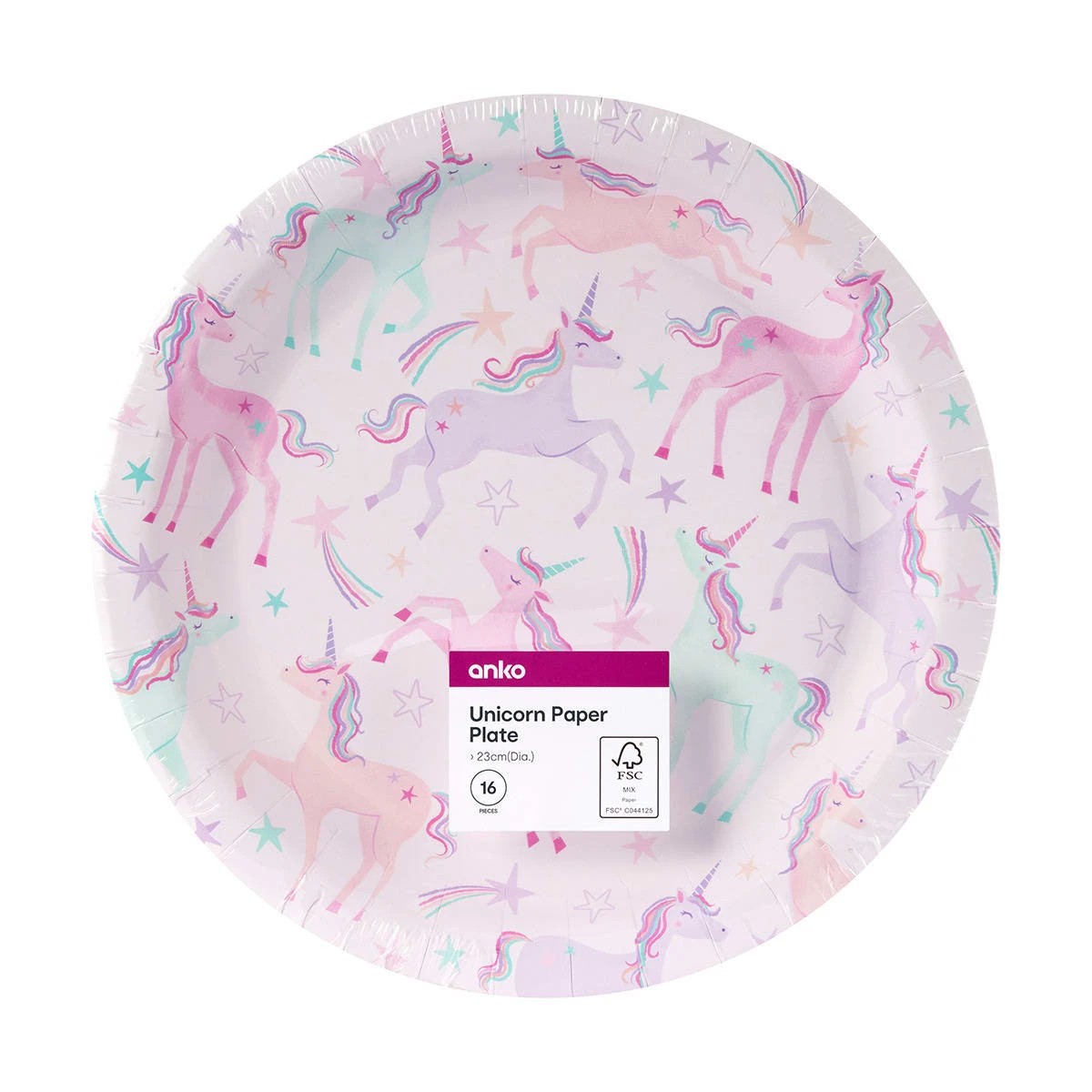 7 16 Piece Unicorn Paper Plates, 7 of 7