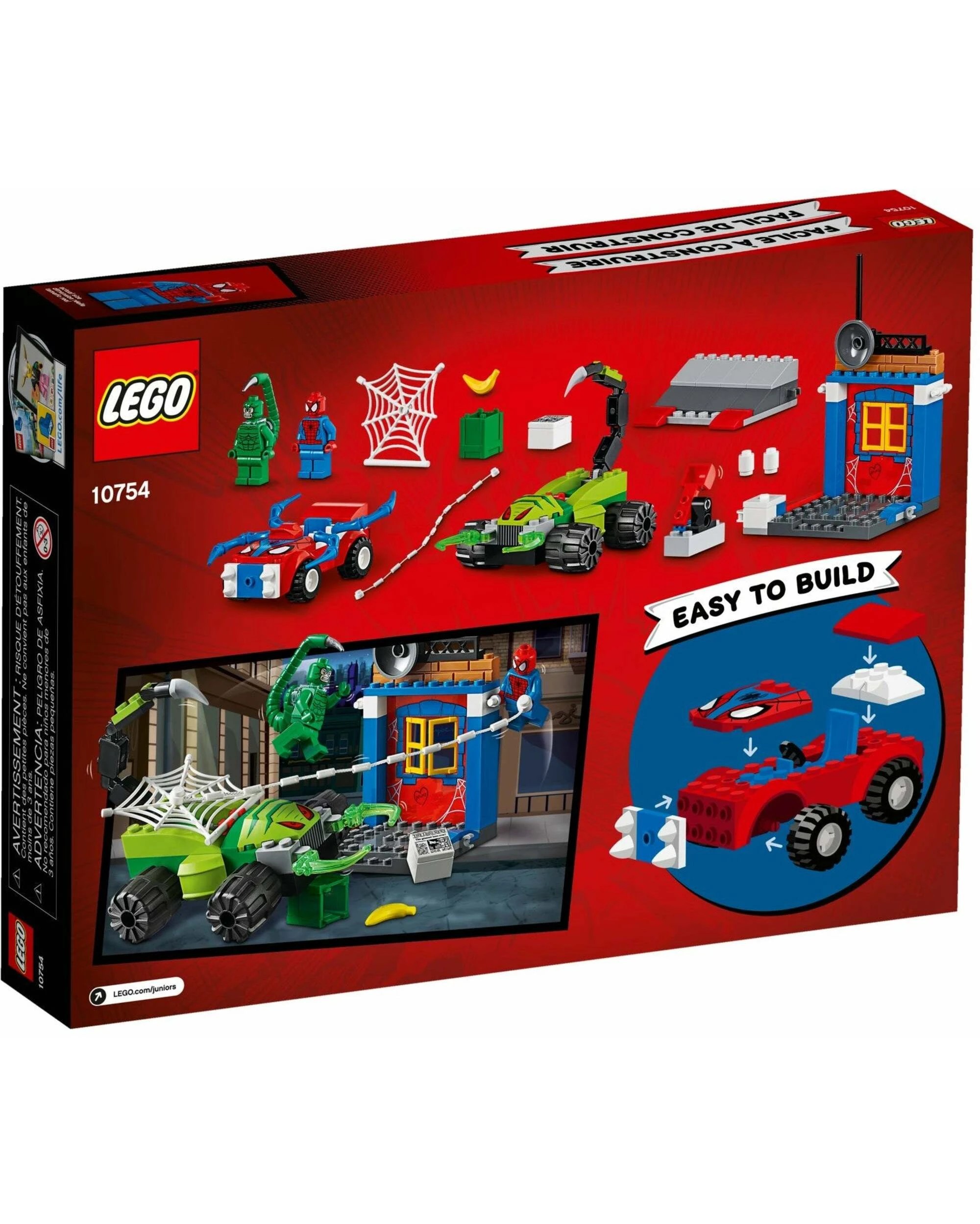 1 LEGO 10754 Spider-Man Car Chase vs. Scorpion, 1 of 5