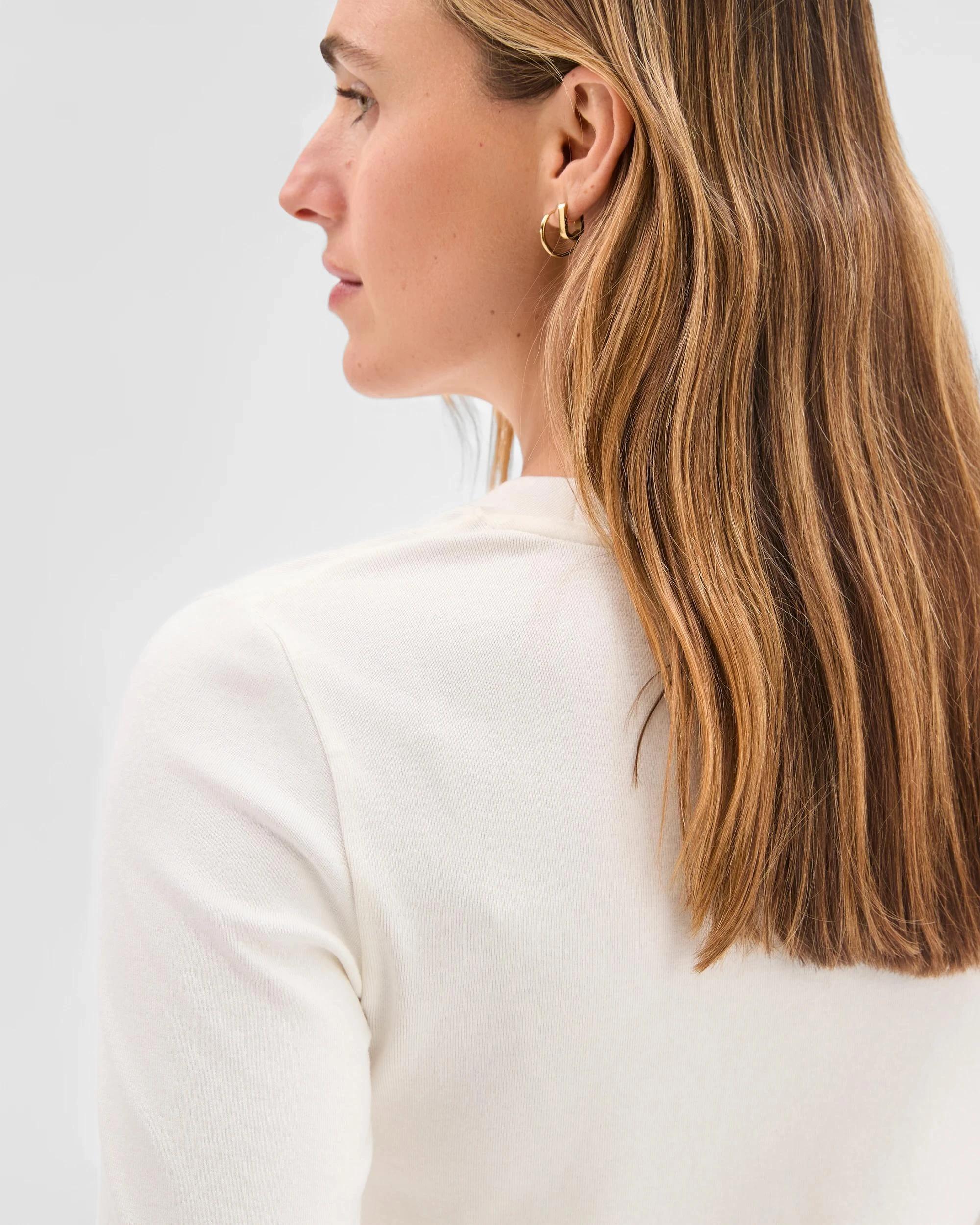 5 Target Woman Soft Touch Long Sleeve T-Shirt CLOUD DANCER, 5 of 6