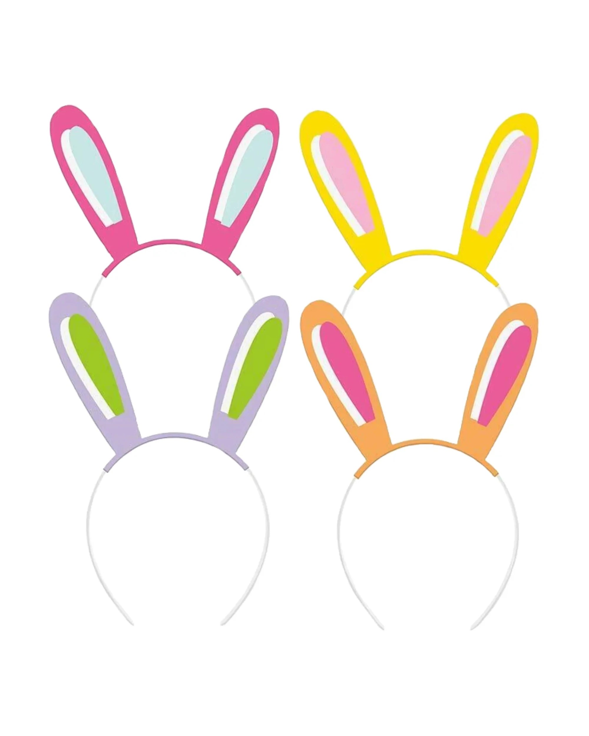 1 Unique Lilac Easter Bunny Ears Headbands Pack of 4, 1 of 2