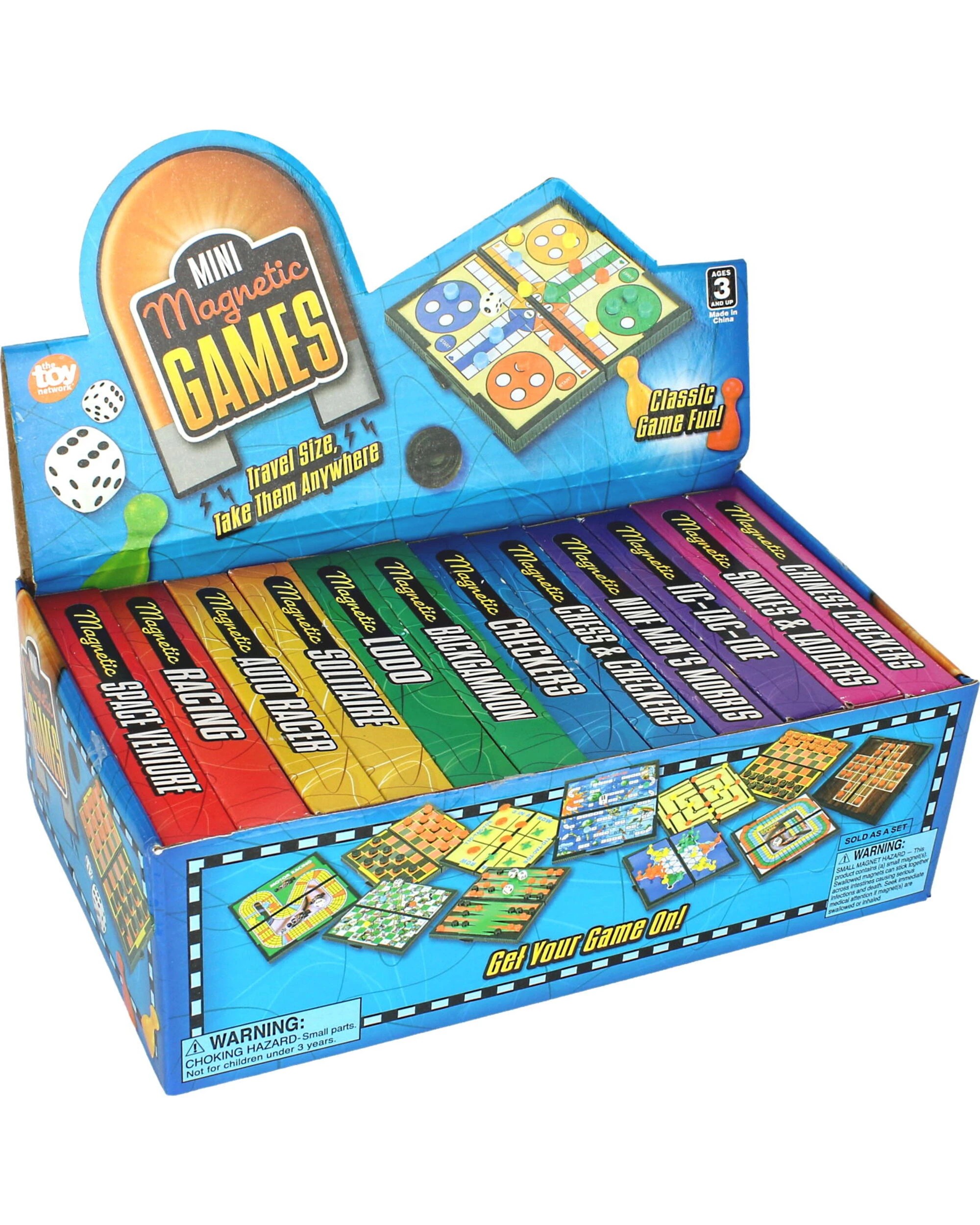 2 RI Novelty Mini Magnetic Games Box of 12 Games - Multi, 2 of 2