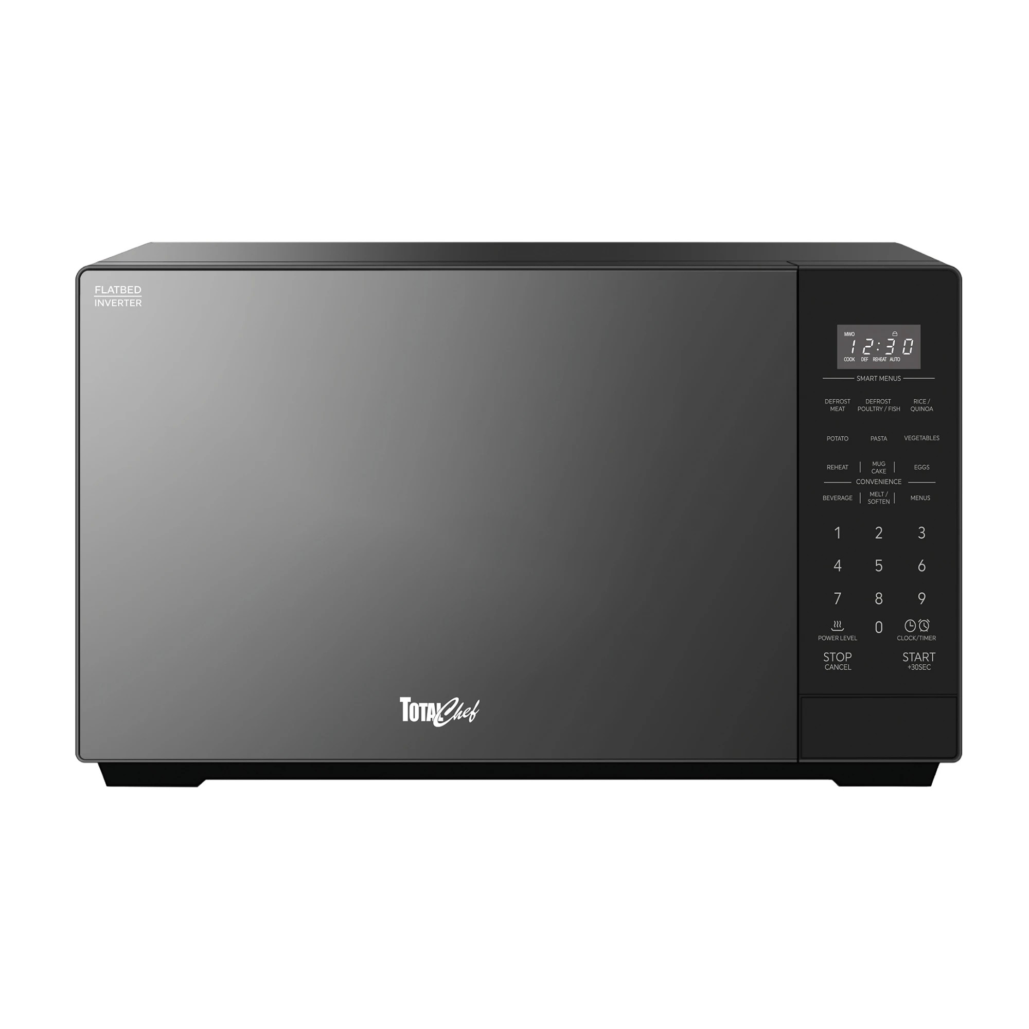 1 Total Chef Inverter Microwave Flatbed 26L - Black, 1 of 3