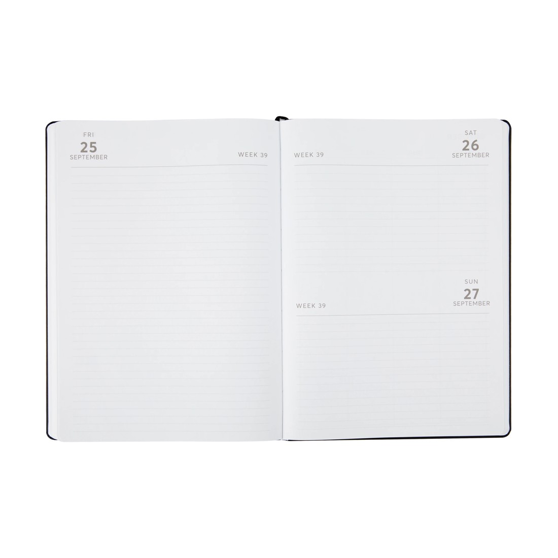 2 2026 Daily Diary - Black, 2 of 8