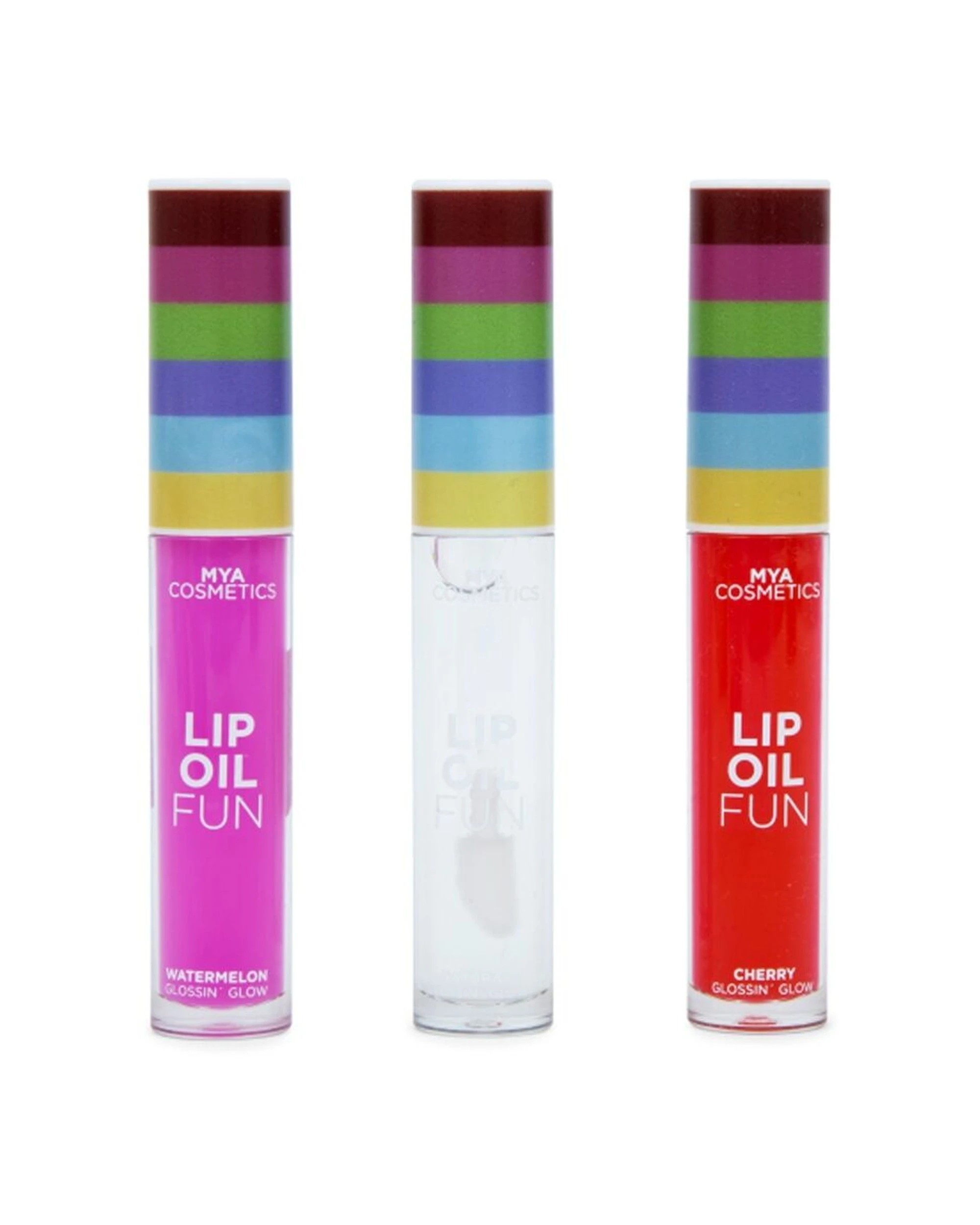 4 MYA 2x 3pc Lip Oil Fruity Scent Lightweight Kids Children - Multi, 4 of 8
