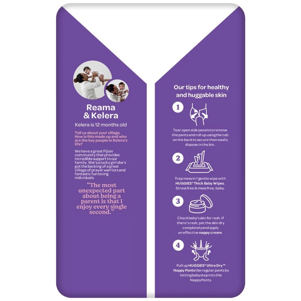 4 Huggies Nappy Pants Crawler Girl 36 Pack, 4 of 10