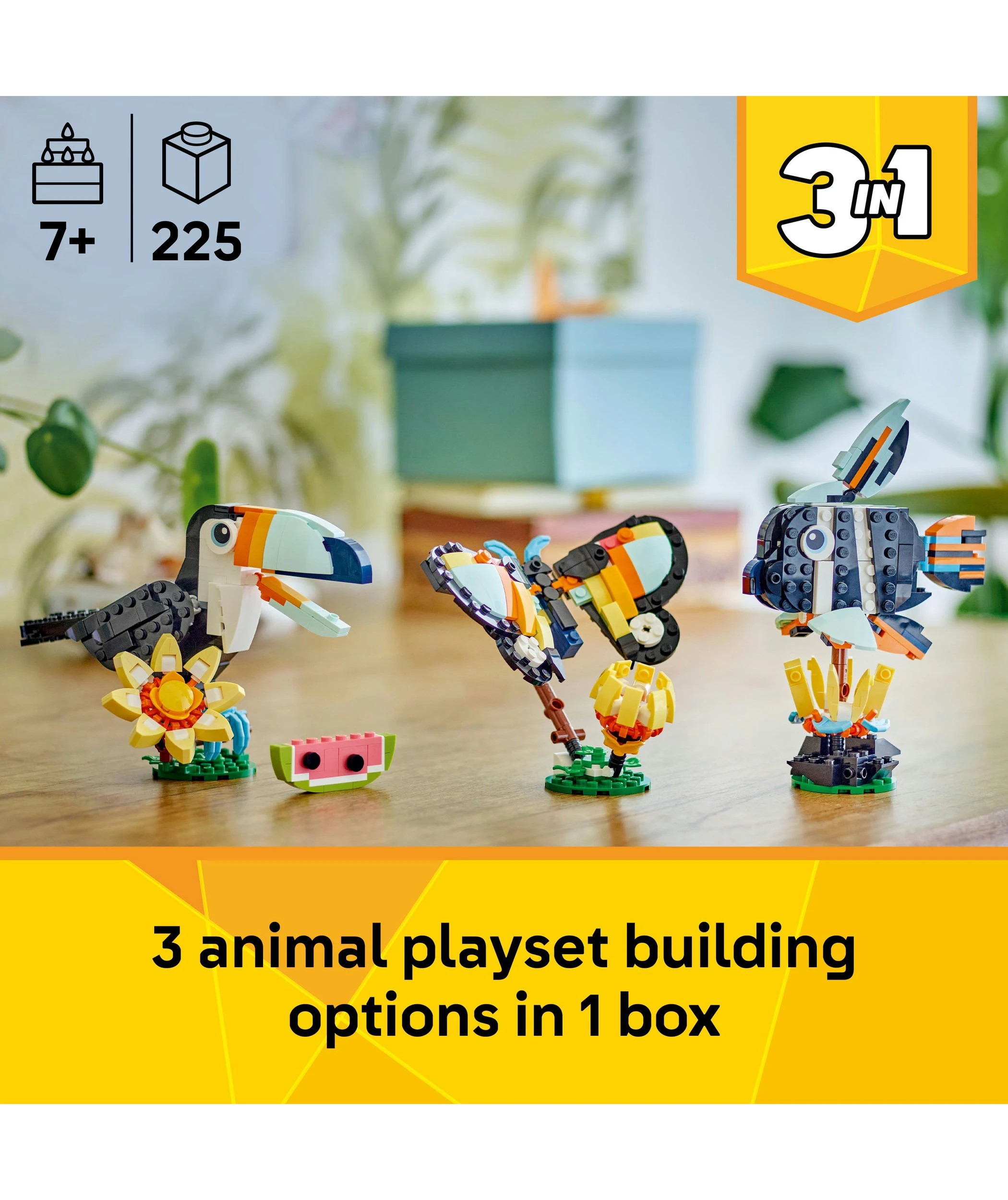 3 LEGO Creator Wild Animals: Tropical Toucan 31173, 3 of 10