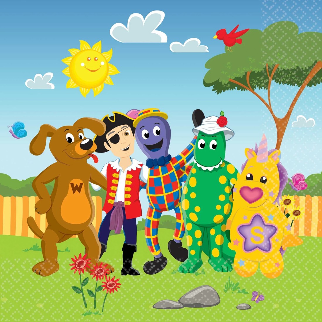 1 Amscan The Wiggles Party Large Napkins / Serviettes Pack of 16, 1 of 1