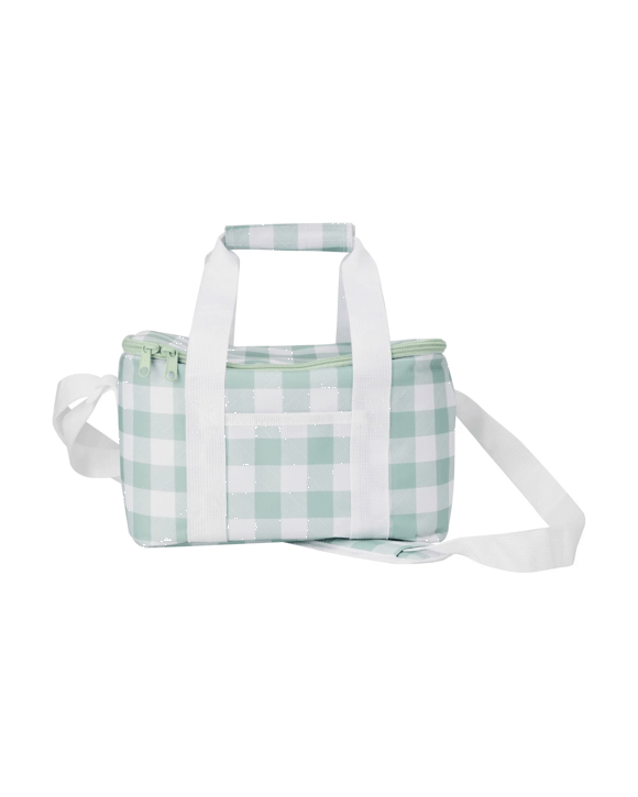 Gingham Large Insulated Lunch Bag