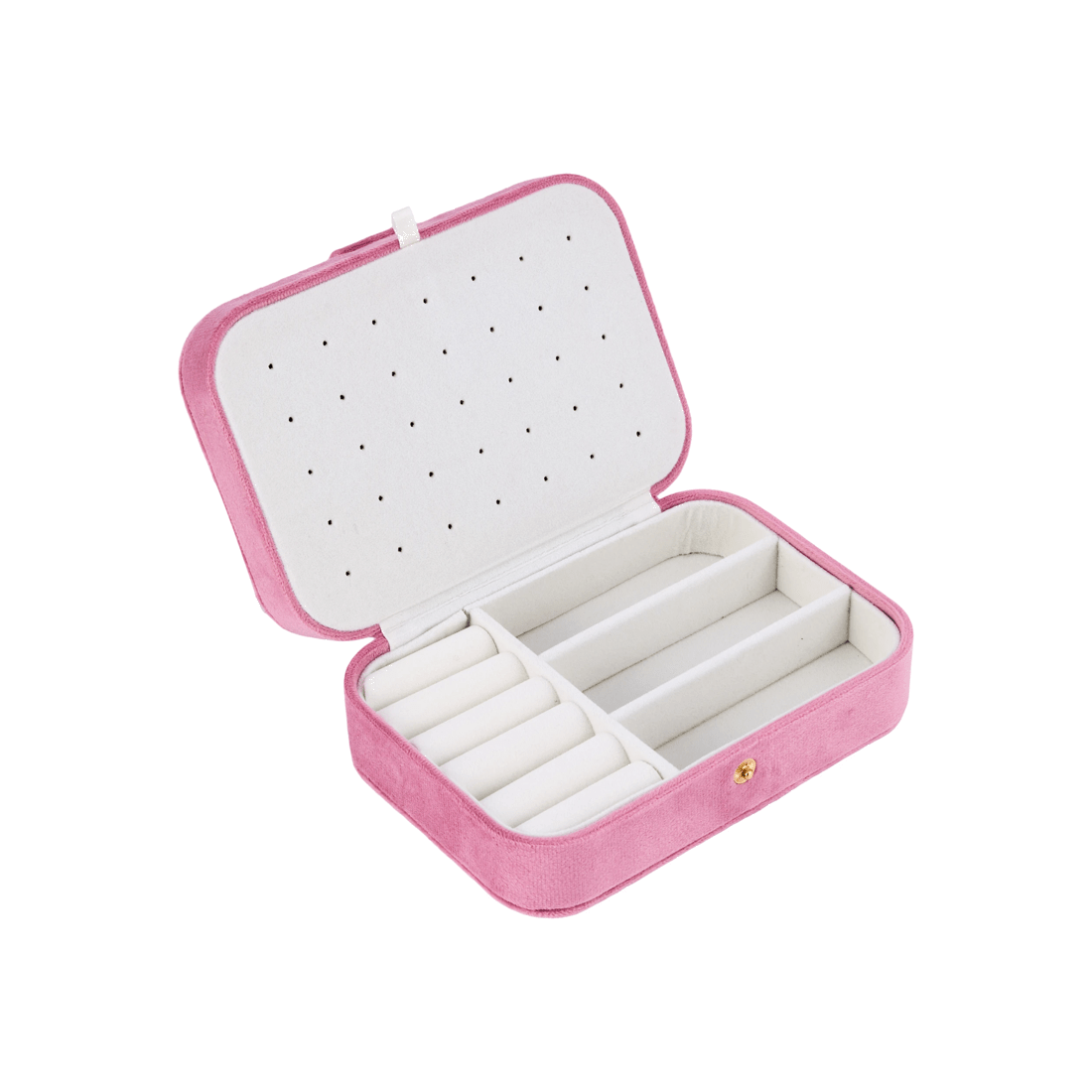 1 Pink Velvet Jewel Box, 1 of 6