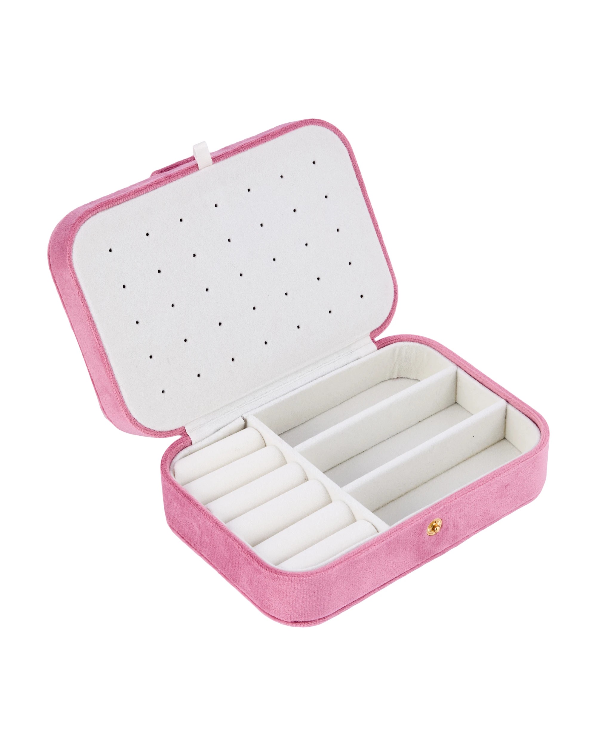 1 Pink Velvet Jewel Box, 1 of 6