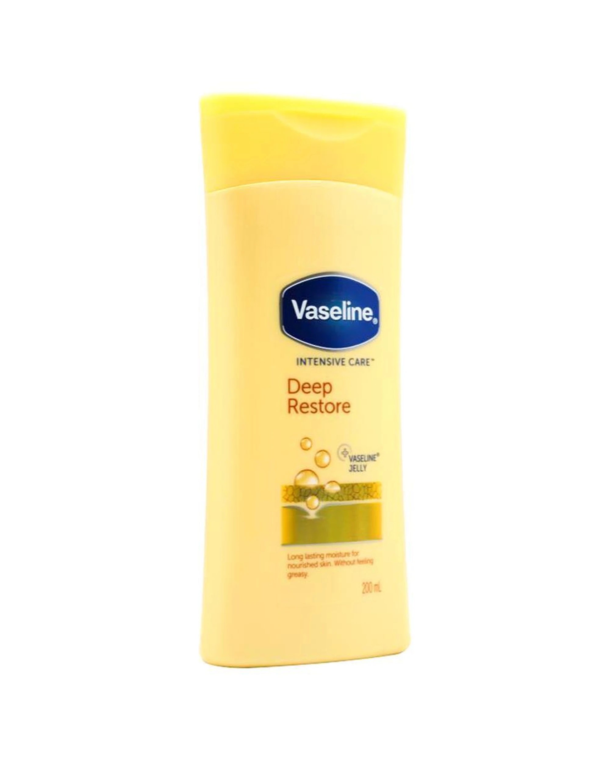 4 Vaseline Intensive Care Body Lotion Deep Restore For Dry Skin 6PK 200ml - Yellow, 4 of 4