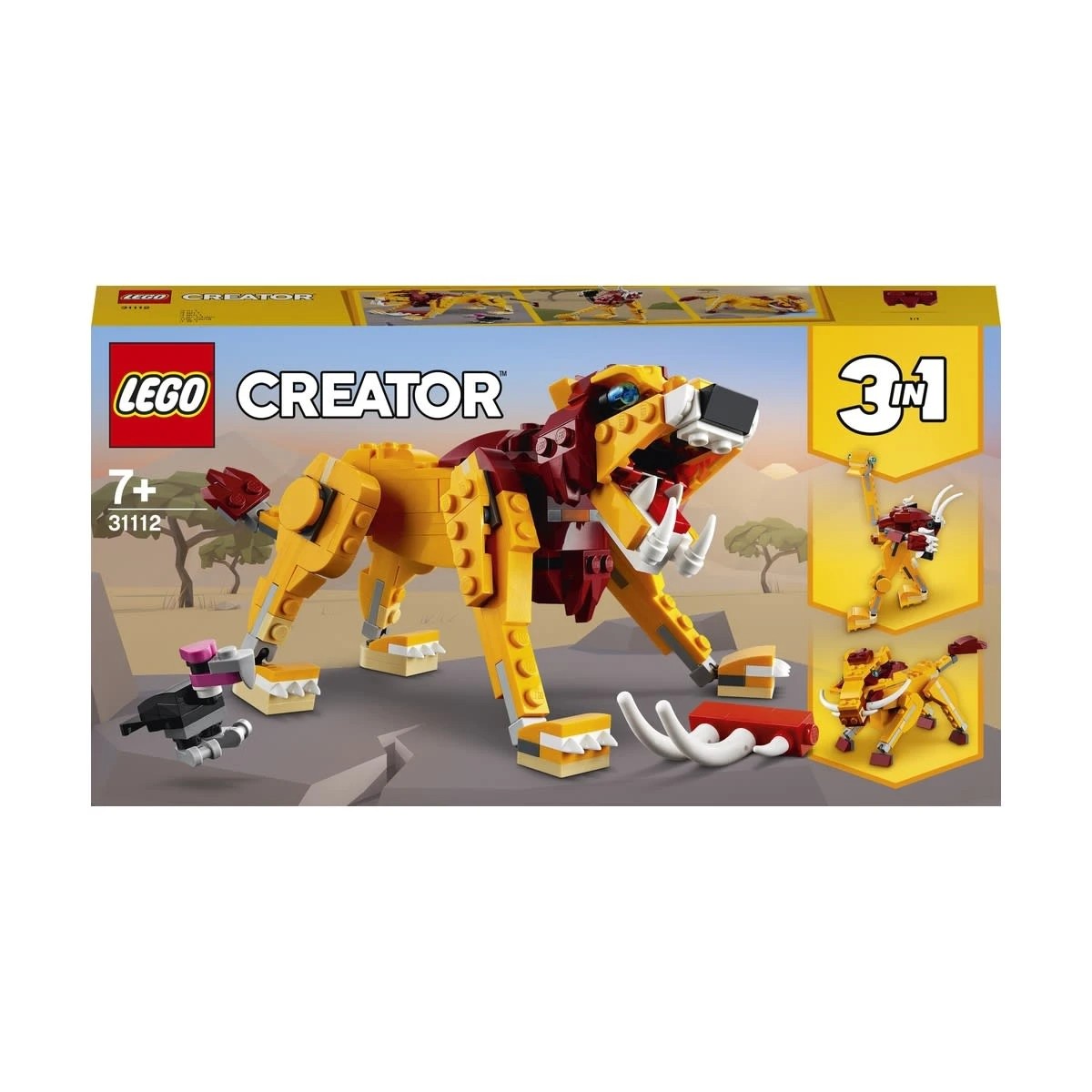 1 LEGO Creator Wild Lion 31112, 1 of 8