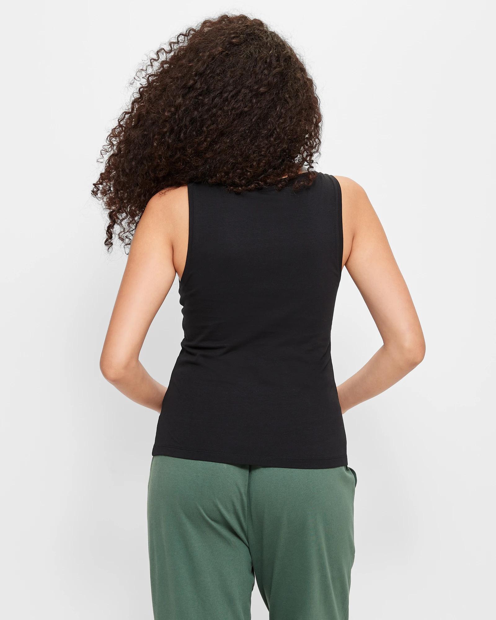 4 Target Australian Cotton Tank Top BLACK, 4 of 5