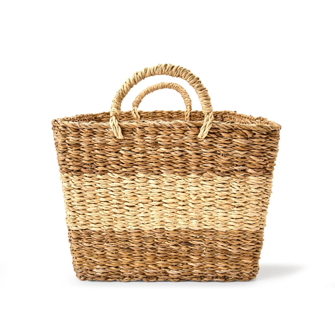 4 Rectangle Stripe Basket - Natural, 4 of 8