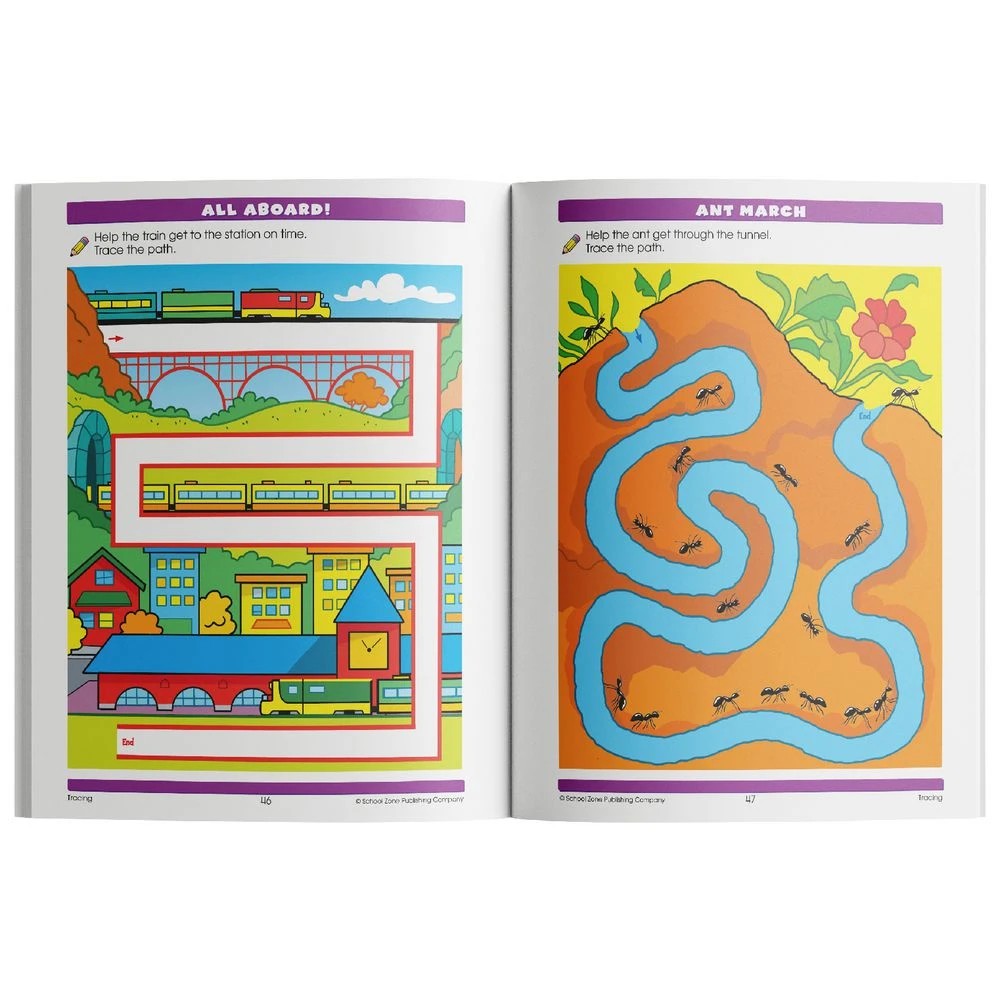 3 School Zone Get Ready Tracing, 3 of 4