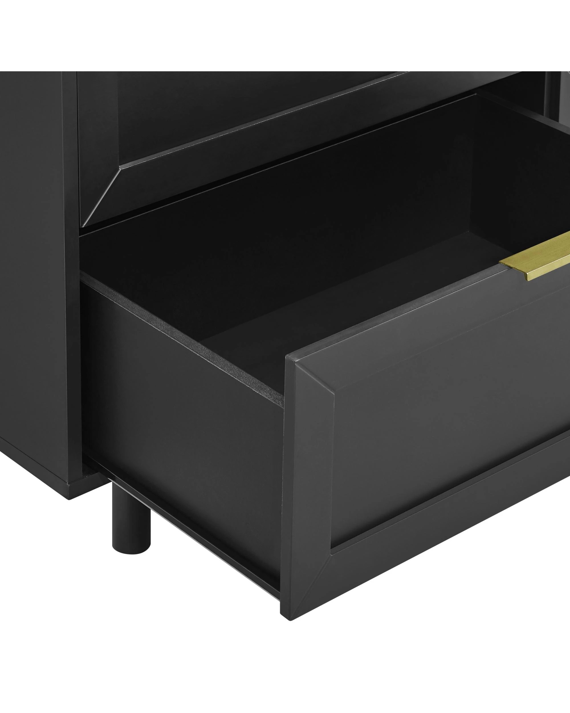 8 Kodu Tallboy Dresser Chest 7 Drawers - Black, 8 of 10