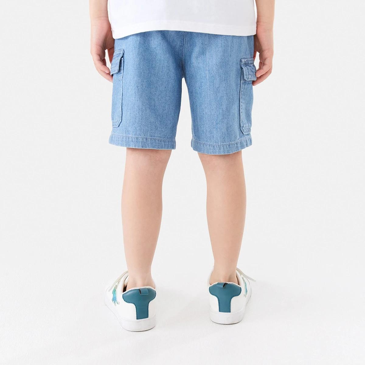 2 Cargo Denim Shorts Light Wash, 2 of 8