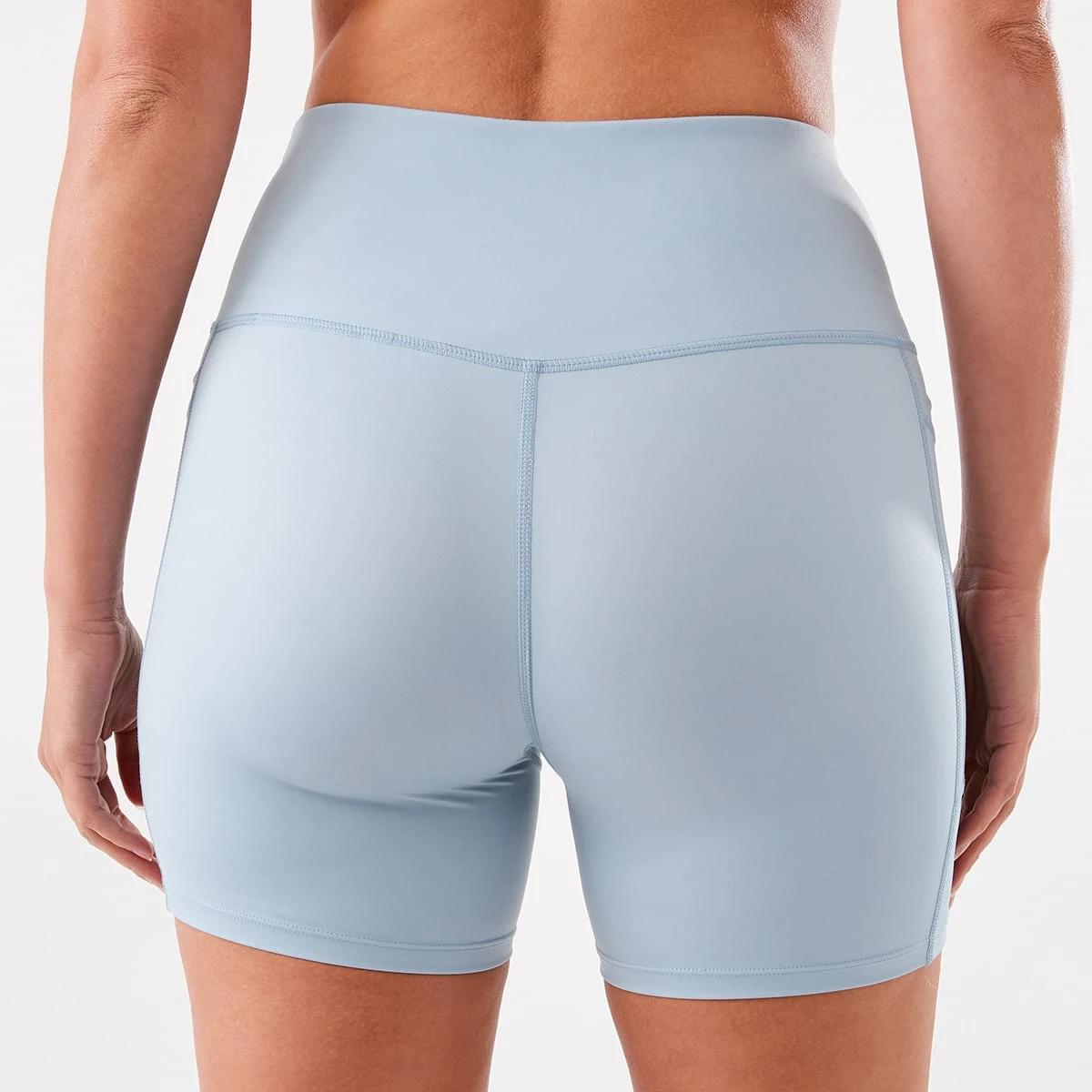 3 Active Womens Train Bike Shorts Moon Blue, 3 of 6
