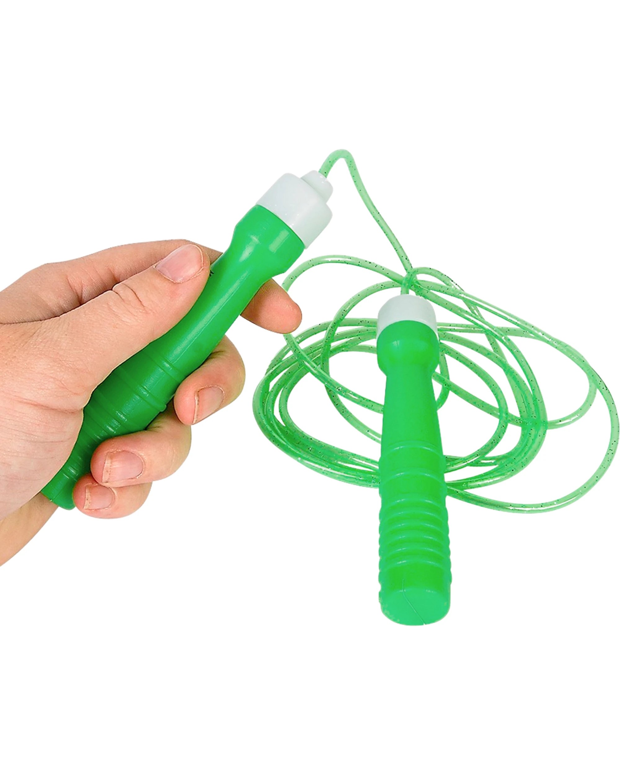 3 Partyrama Neon Glitter Skipping Ropes Pack of 12, 3 of 3