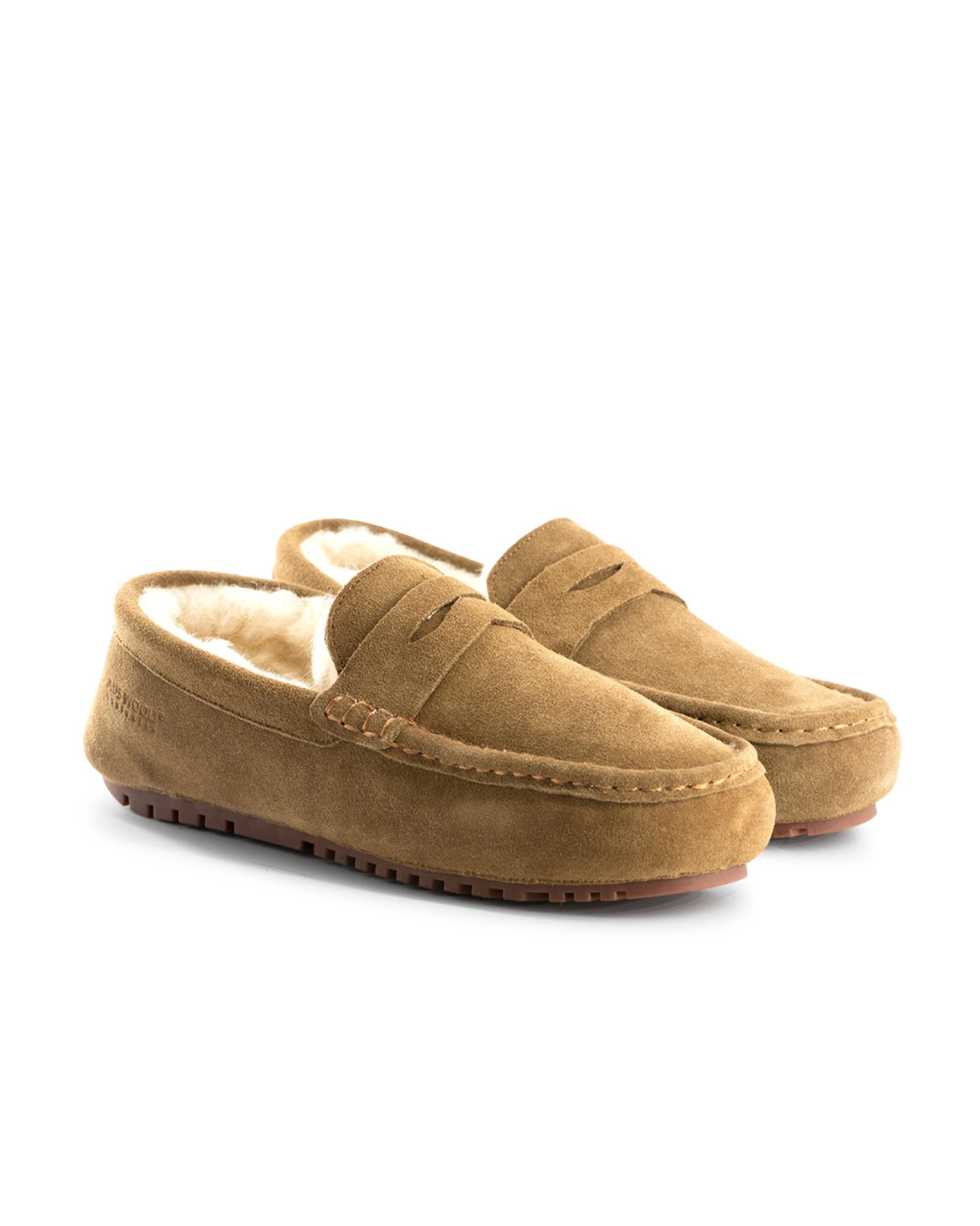 2 Aus Wooli Hand Stitched Unisex Sheepskin Moccasin - Terrigal TAN, 2 of 5