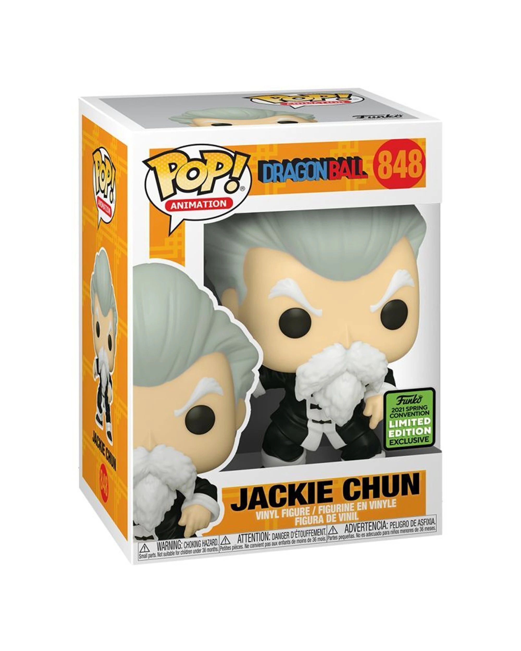 3 Pop Vinyl Figure Dragon Ball Z - Jackie Chun Action Figure 10cm Collectible - Multi, 3 of 3