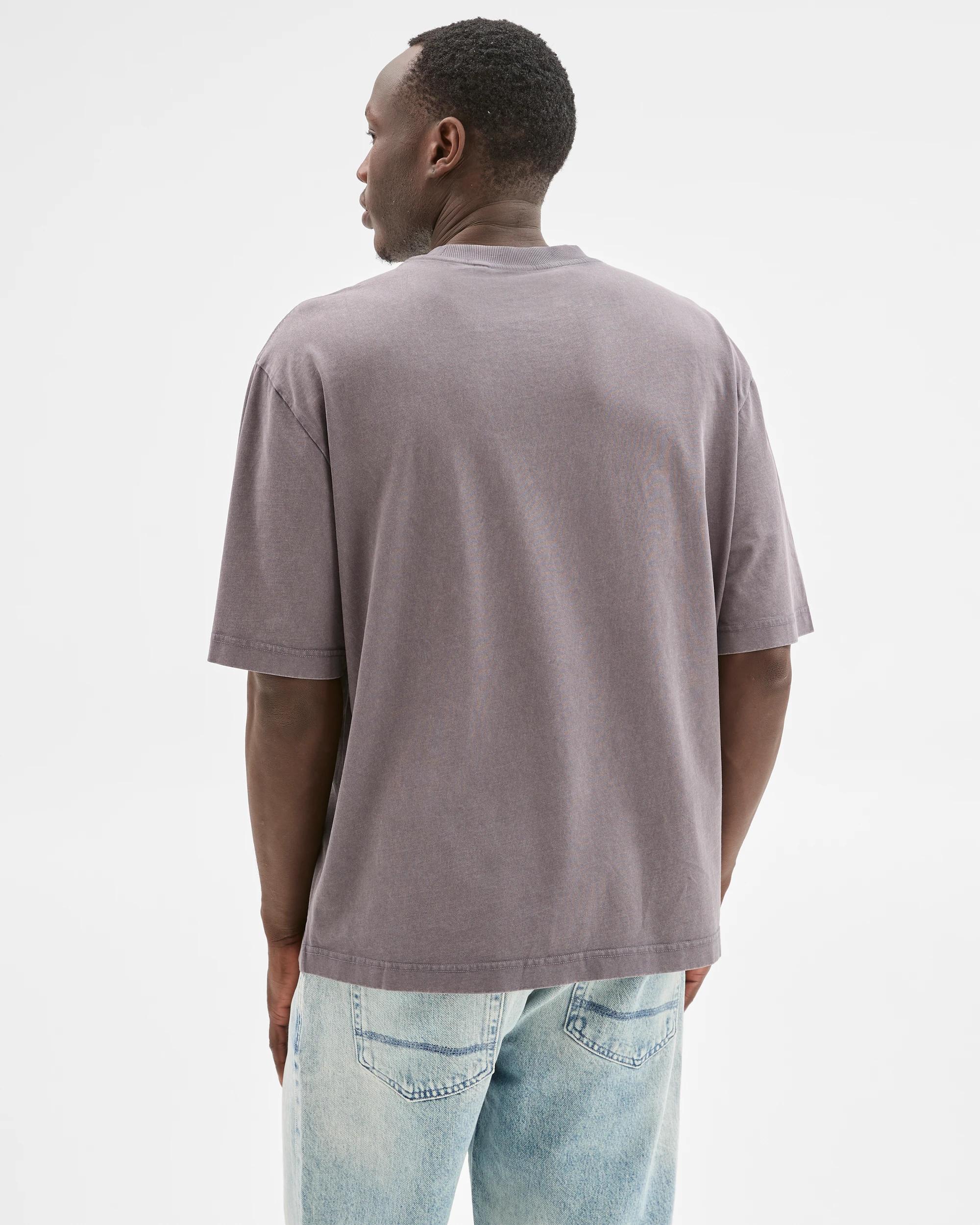 6 Commons Australian Cotton Boxy Fit Graphic T-Shirt GREY, 6 of 6