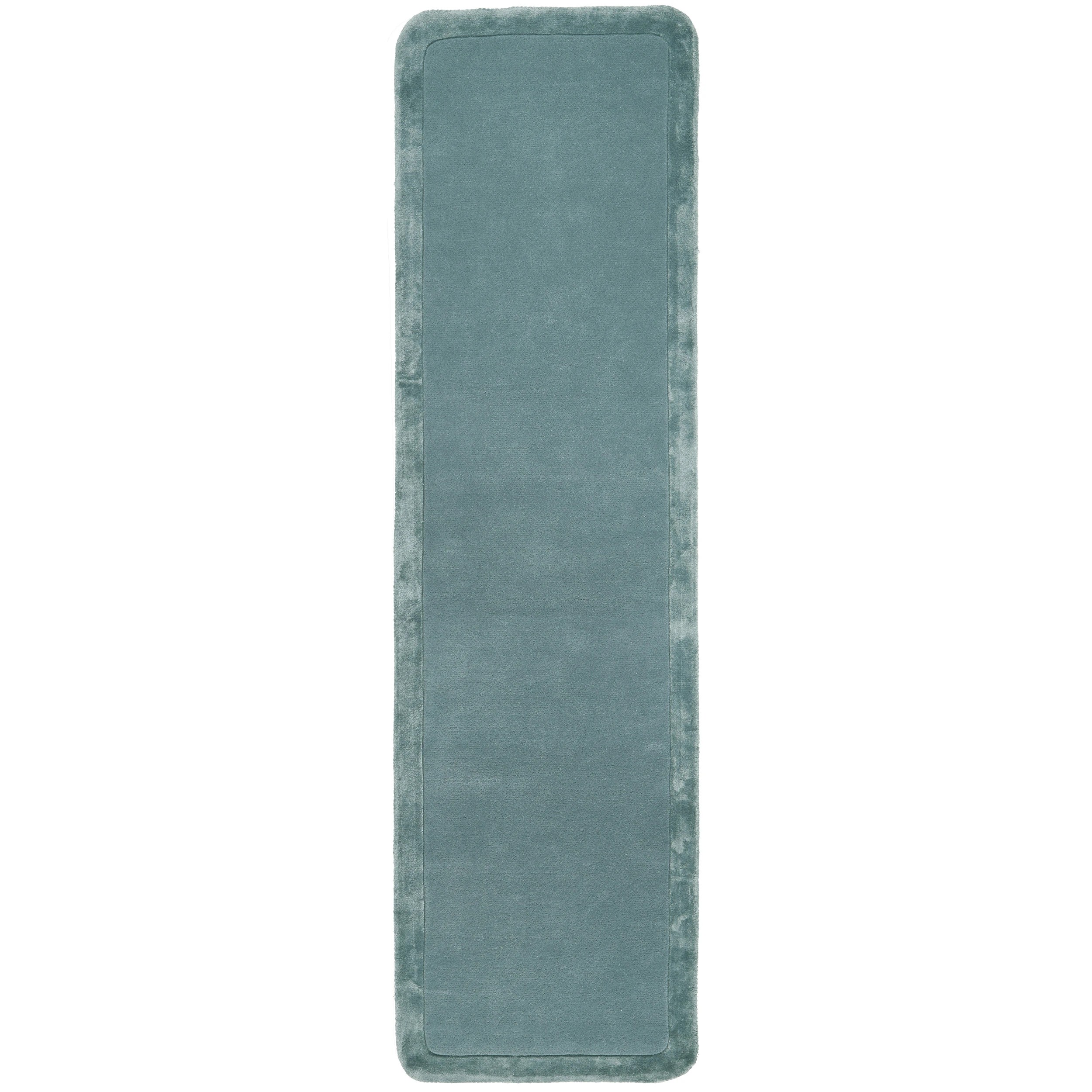 2 Common Ground Rugs Nexus Blue 400x80cm - Large Runner Rug - Silver, 2 of 7