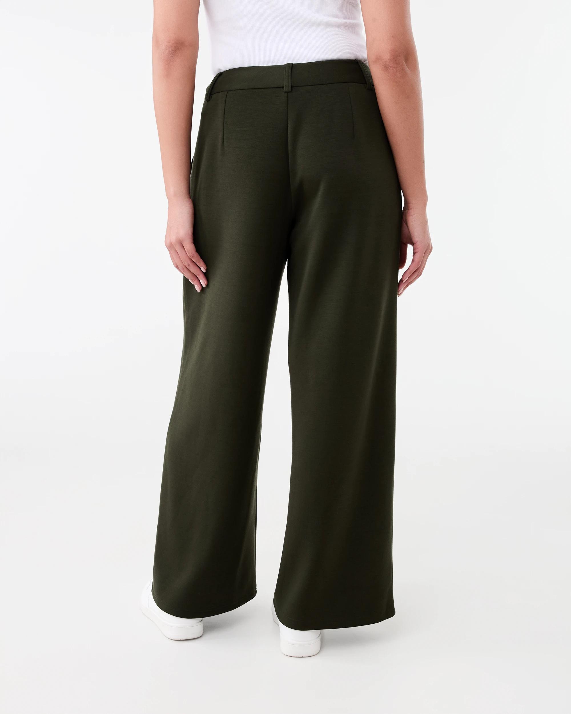 3 Comfort Tailored Pants Deep Olive, 3 of 5