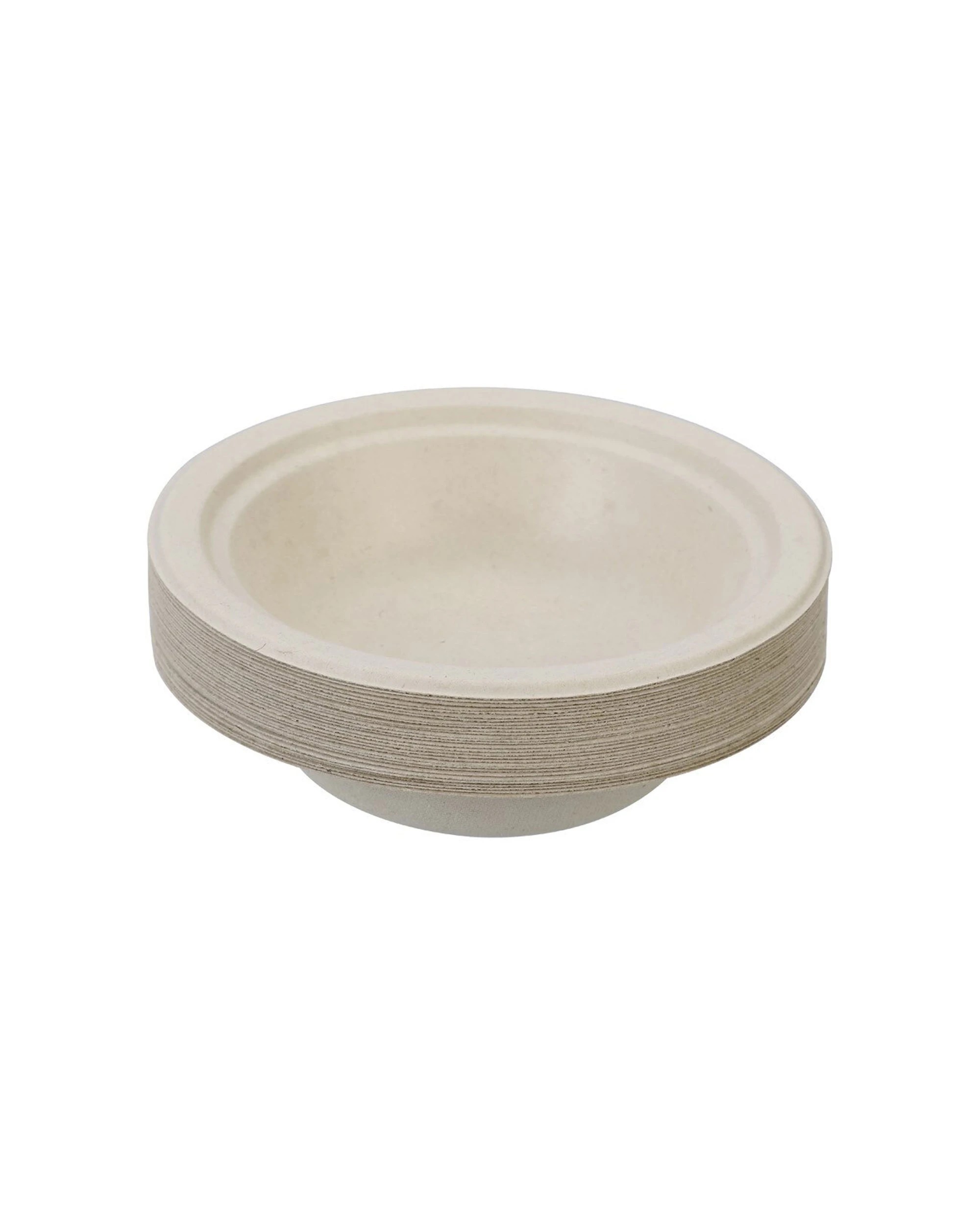 3 30pc Lemon & Lime Eco/biodegradable/compostable Disposable 18cm Side Bowl Natural
 - Natural, 3 of 3