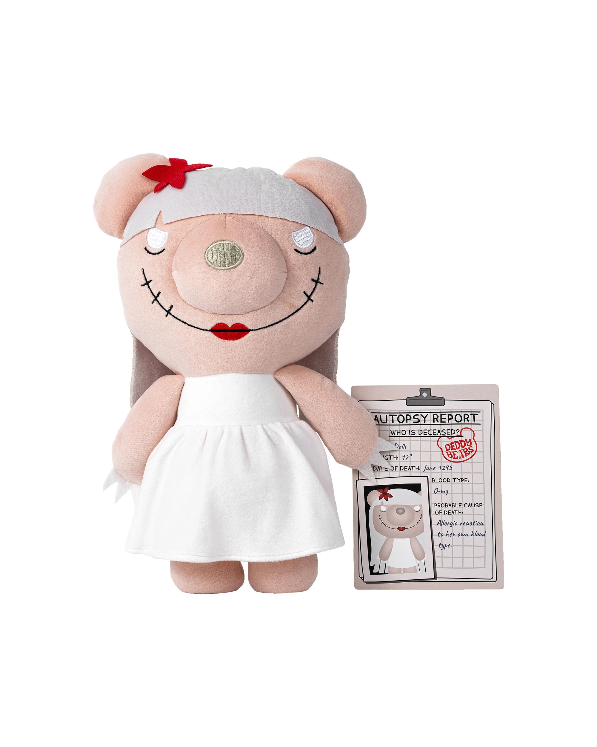 3 Deddy Bears - Dolli Bear, Series 2, Plush in Bag, Soft Toy, Pink, 30cm (Height) - Multi, 3 of 4