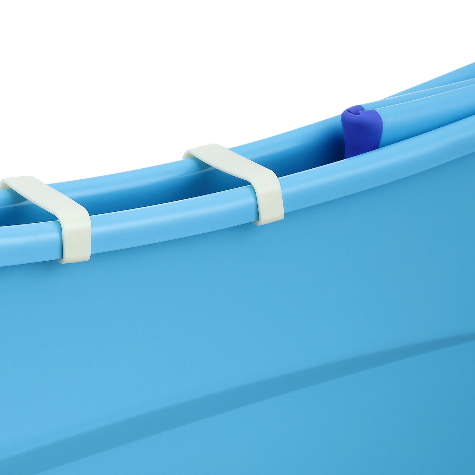 10 LUXSUITE Large Foldable Bath Tub Freestanding Plastic Portable Collapsible, 10 of 10