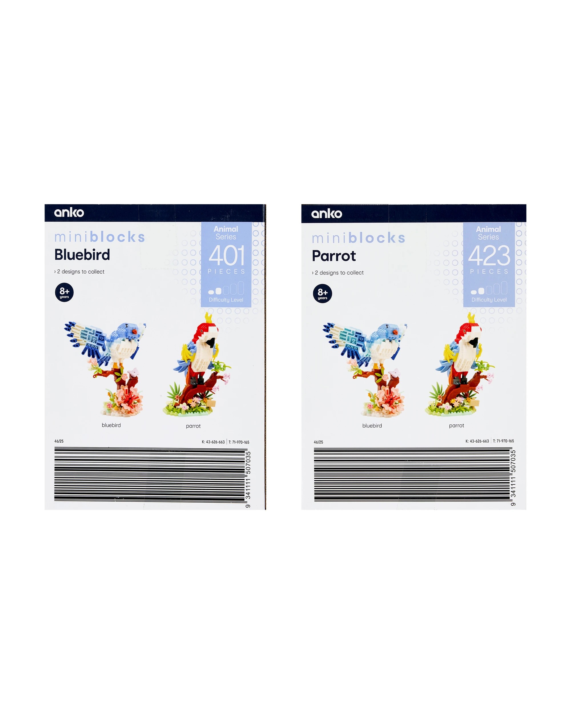 10 Mini Blocks Animal Series - Assorted, 10 of 10