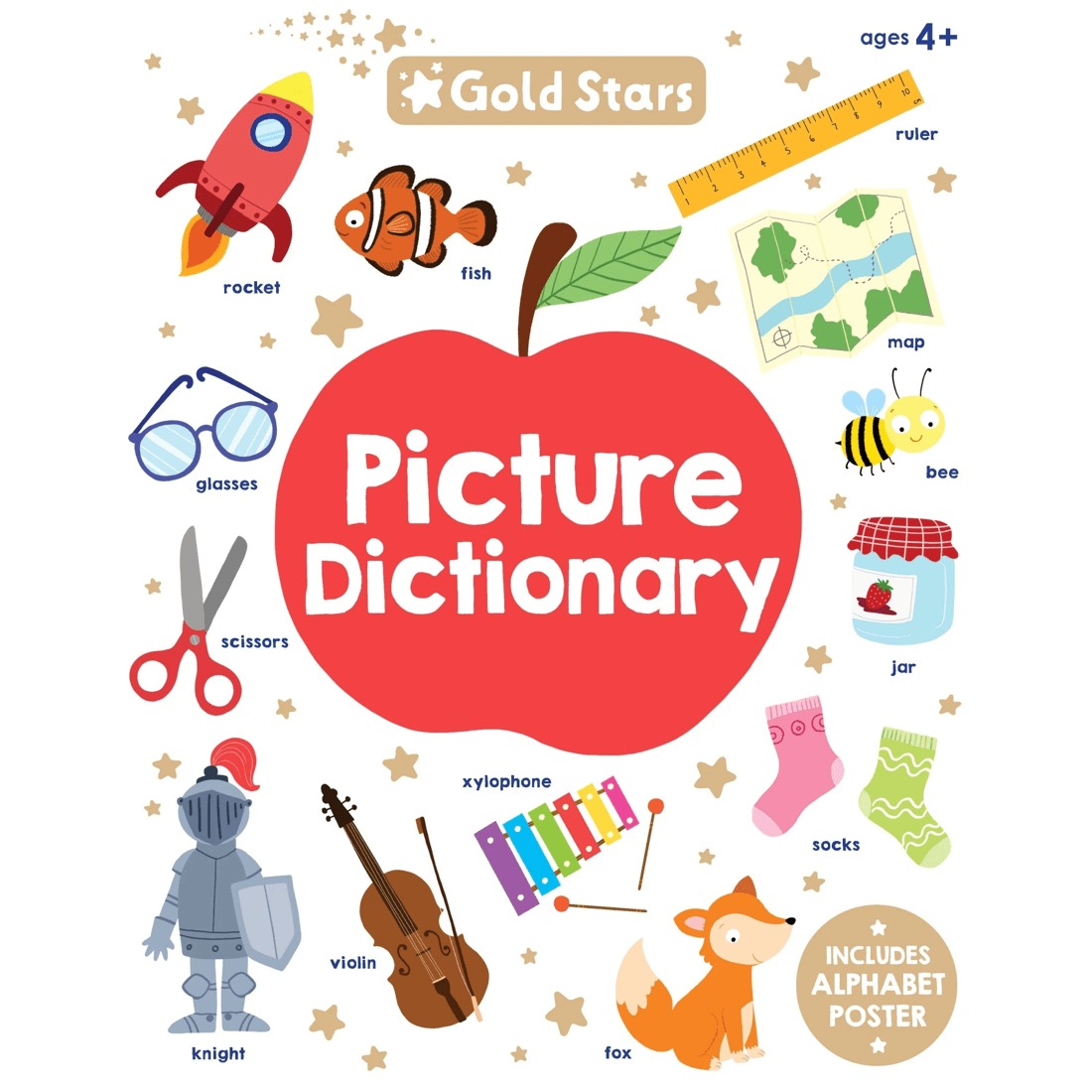 1 Gold Stars: Picture Dictionary - Book, 1 of 5