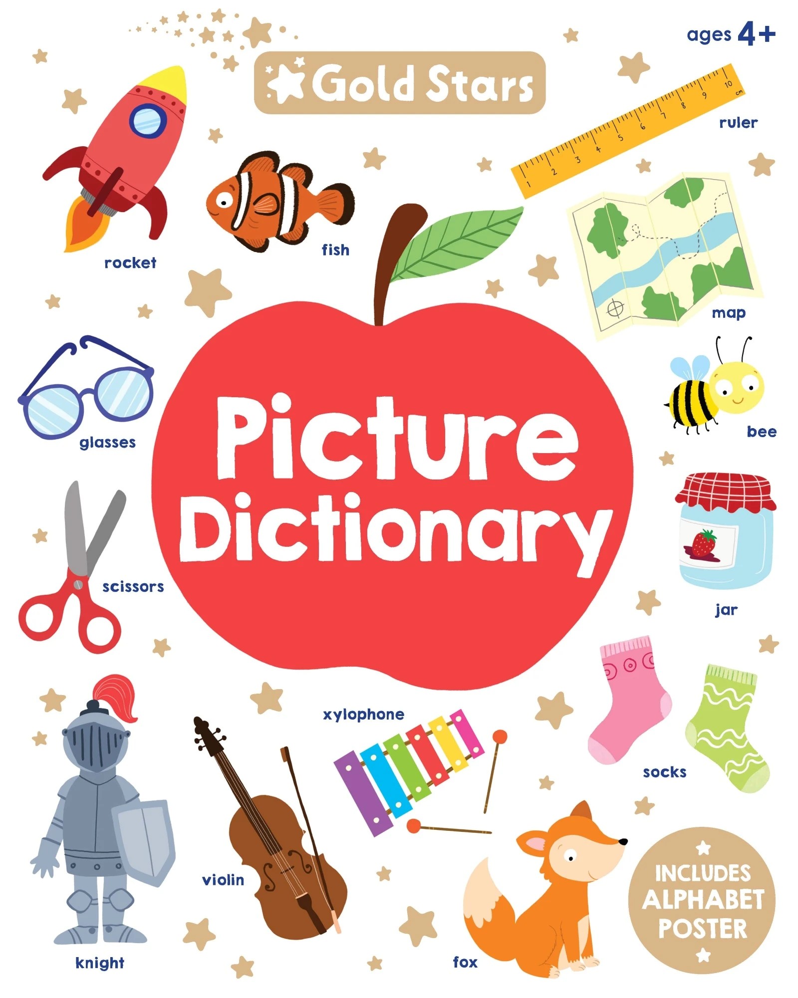 1 Gold Stars: Picture Dictionary - Book, 1 of 5