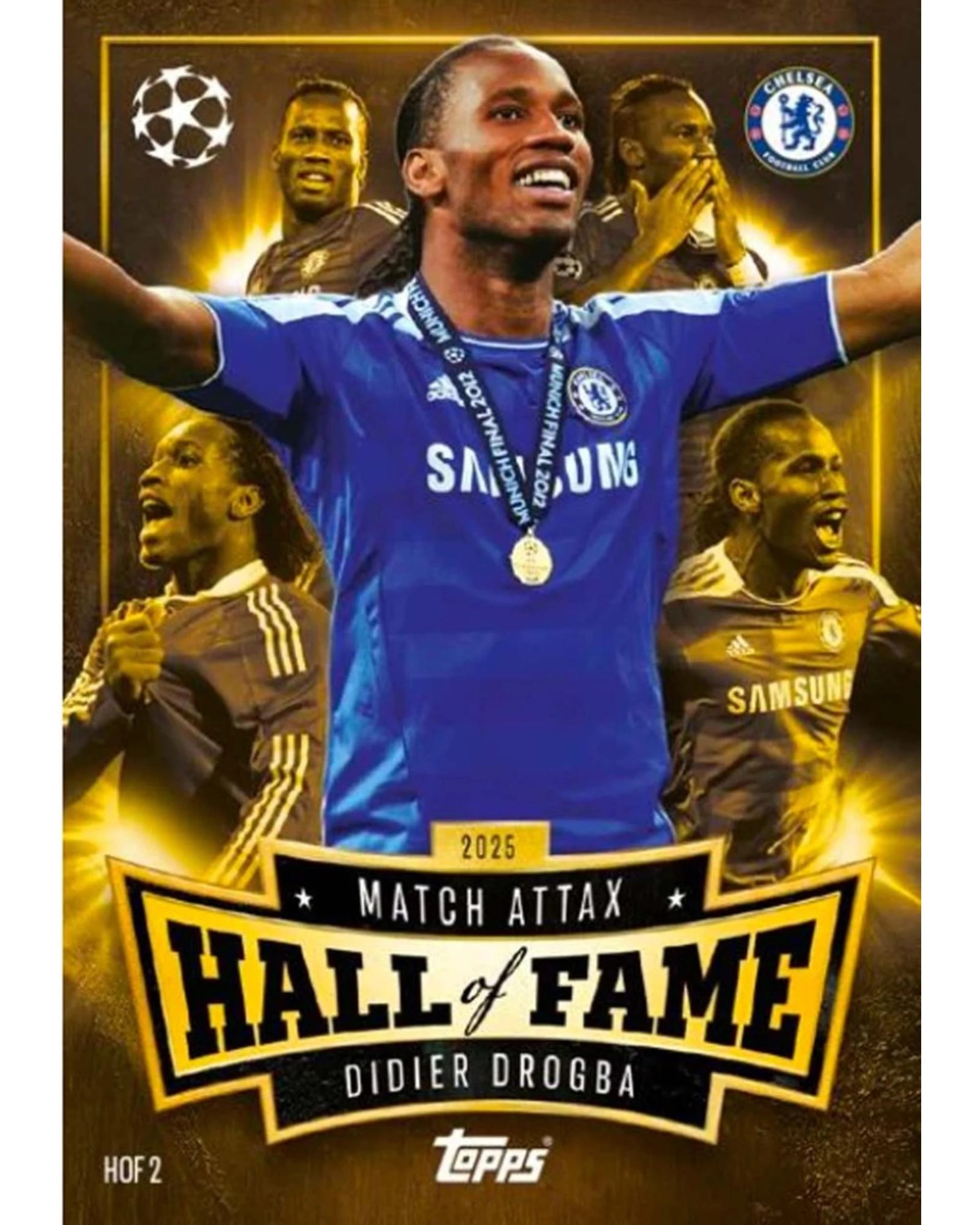 5 Match Attax UEFA Club Competitions 2025/2026 Edition Trading Cards Booster Box, 5 of 10