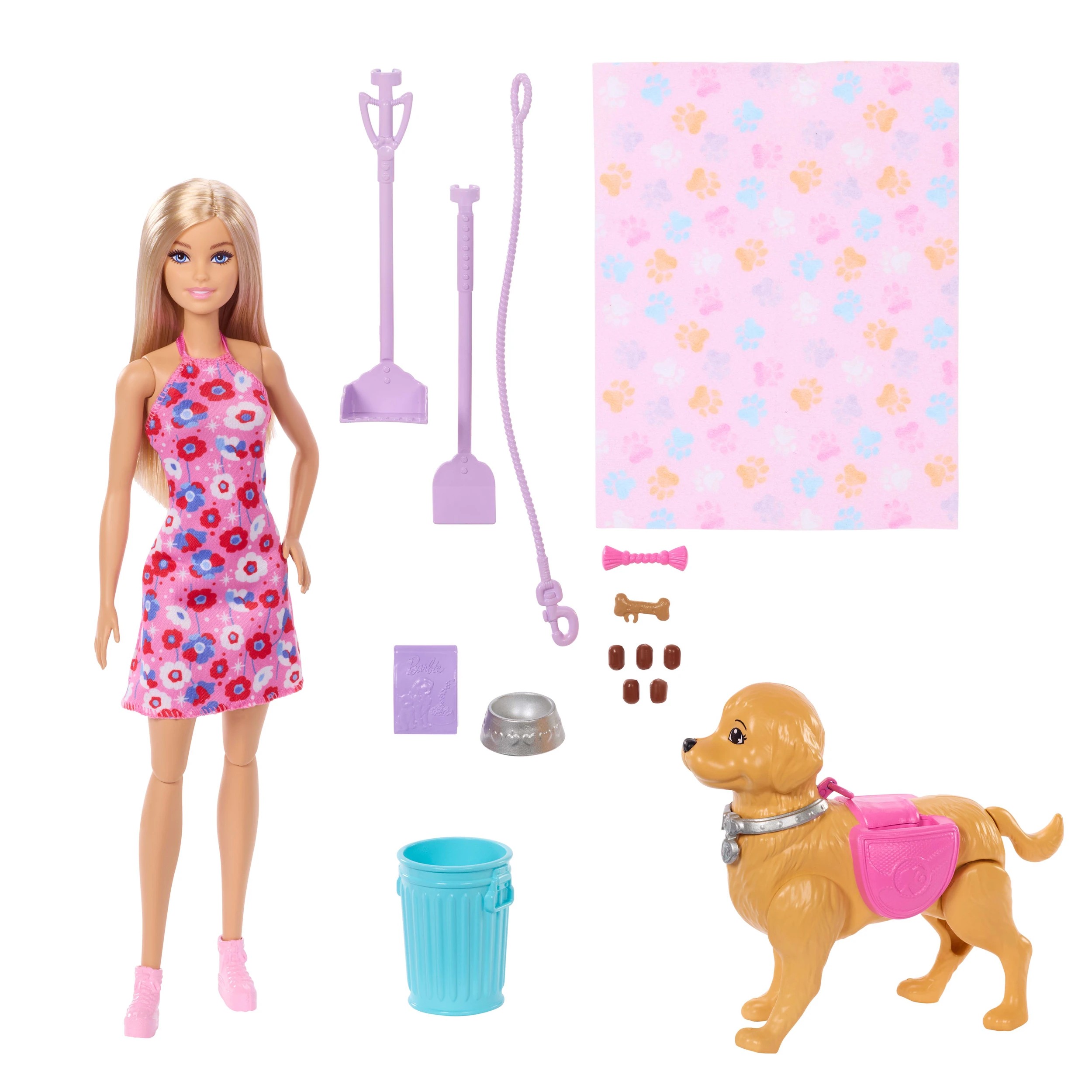 3 Barbie 'Malibu' Walk & Potty Pup Toy Set, 3 of 6