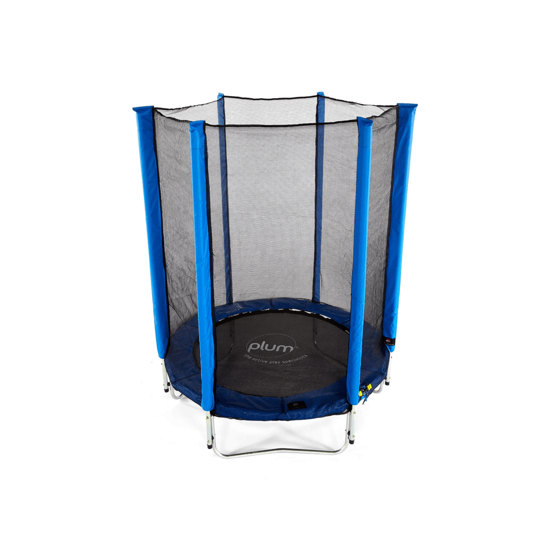 4 Plum Play Au 4ft Junior Trampoline With Enclosure Net Galvanised Steel
 - Blue, 4 of 6